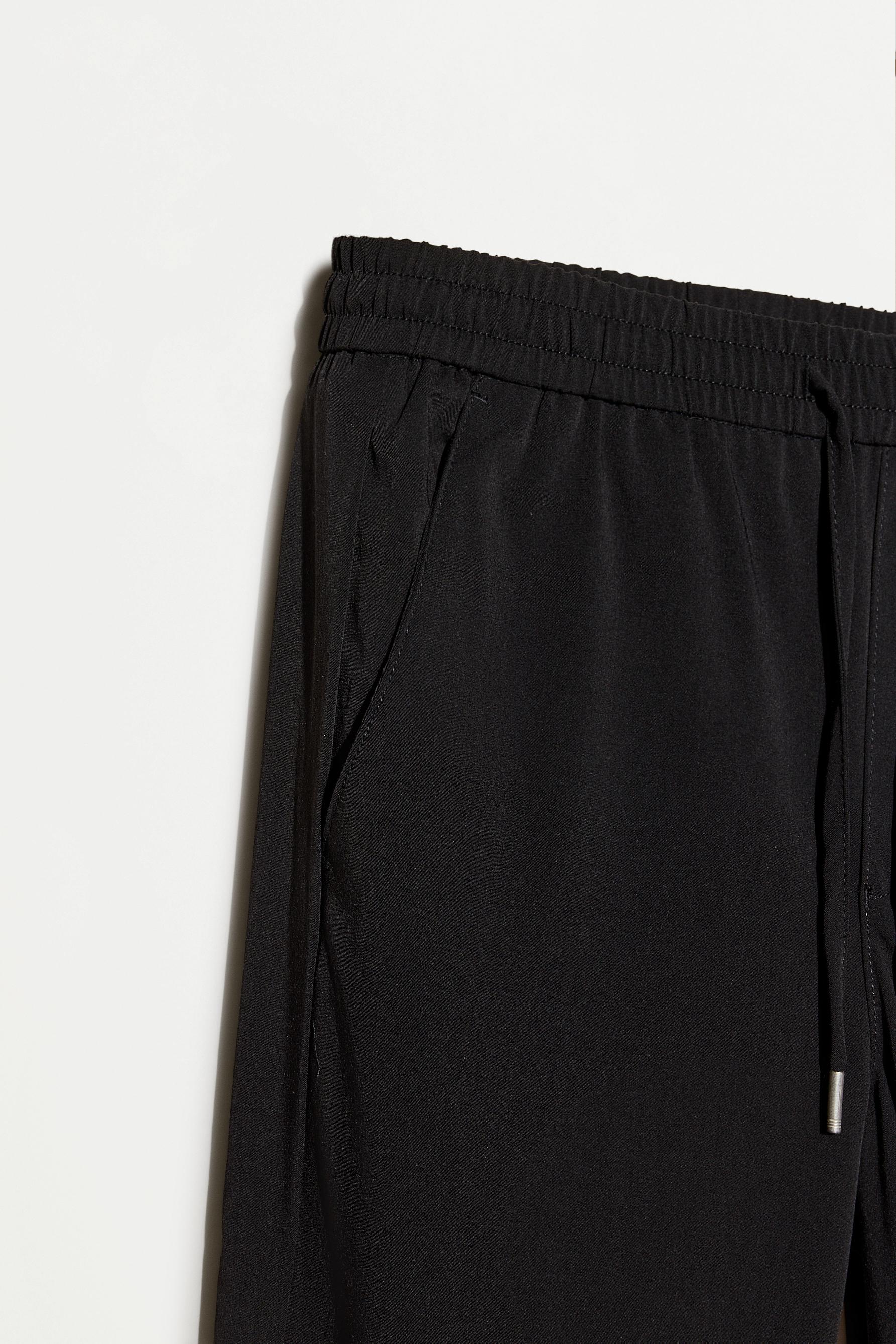 Tailored jogger trousers — BLACK