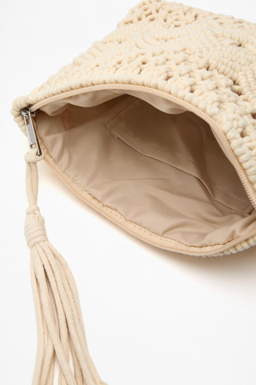 Bolso de mano crochet Con aro Sujetadores Ropa Interior