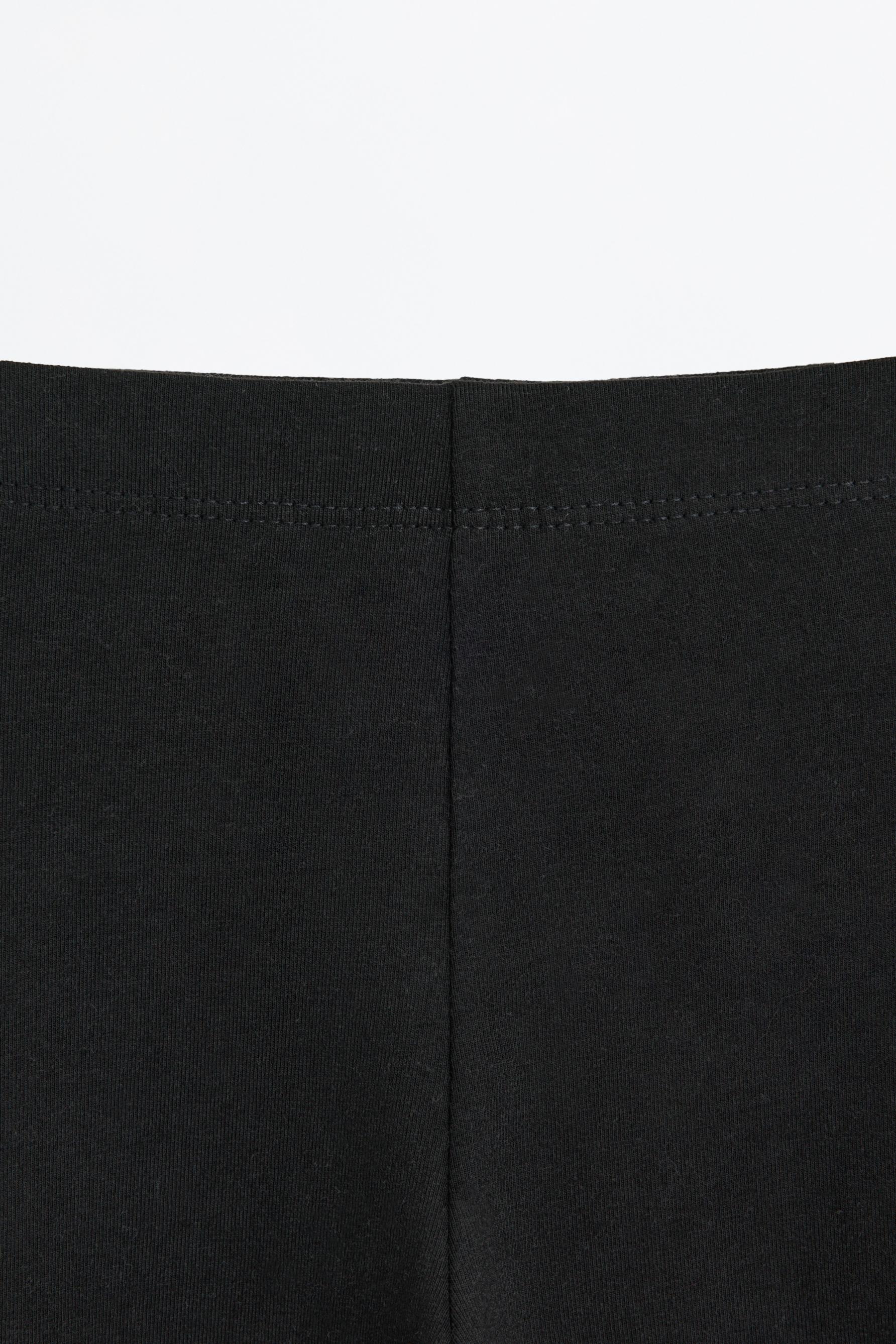2-Pack of long leggings — BLACK