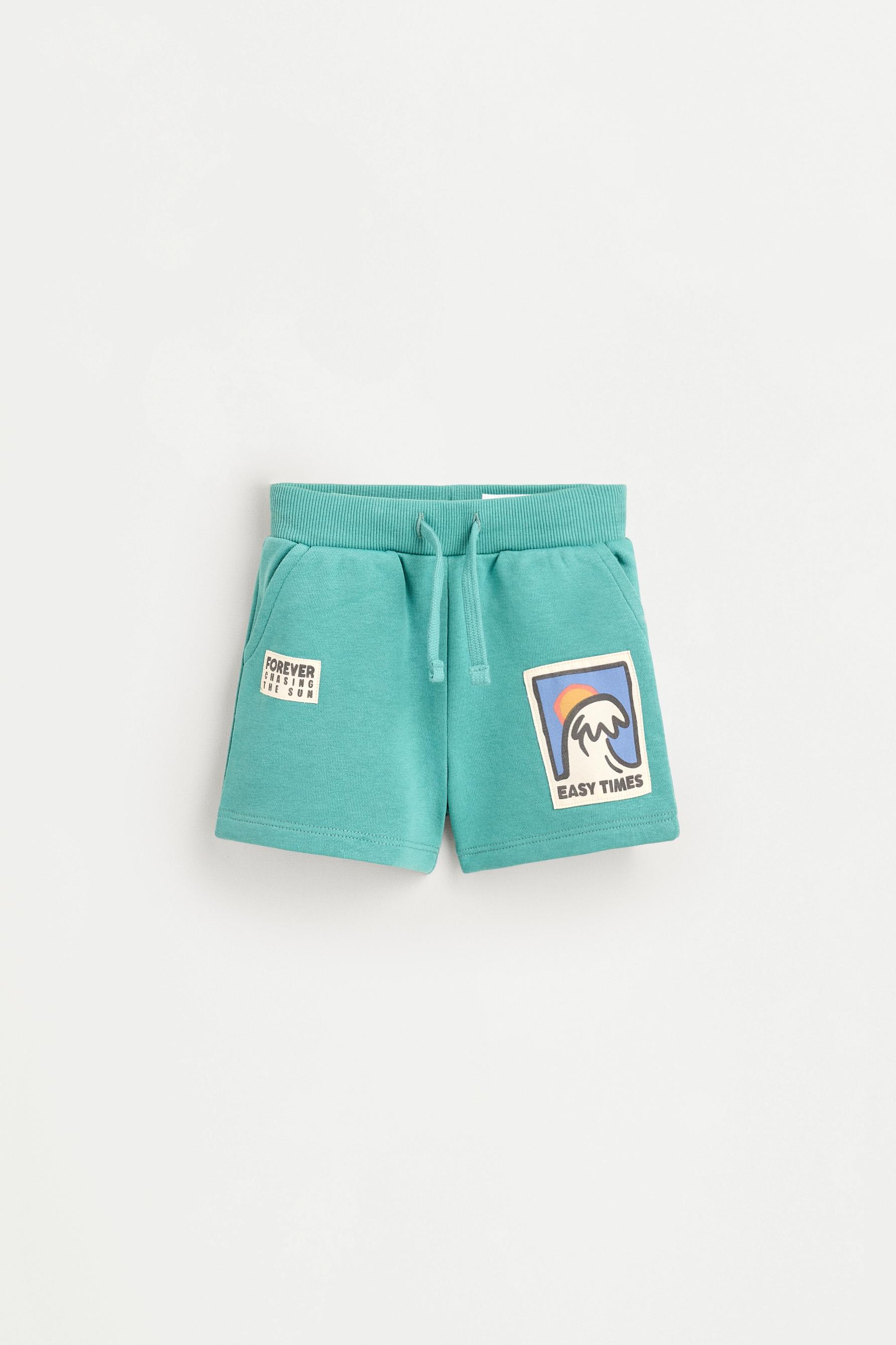 Printed Bermuda shorts — EMERALD