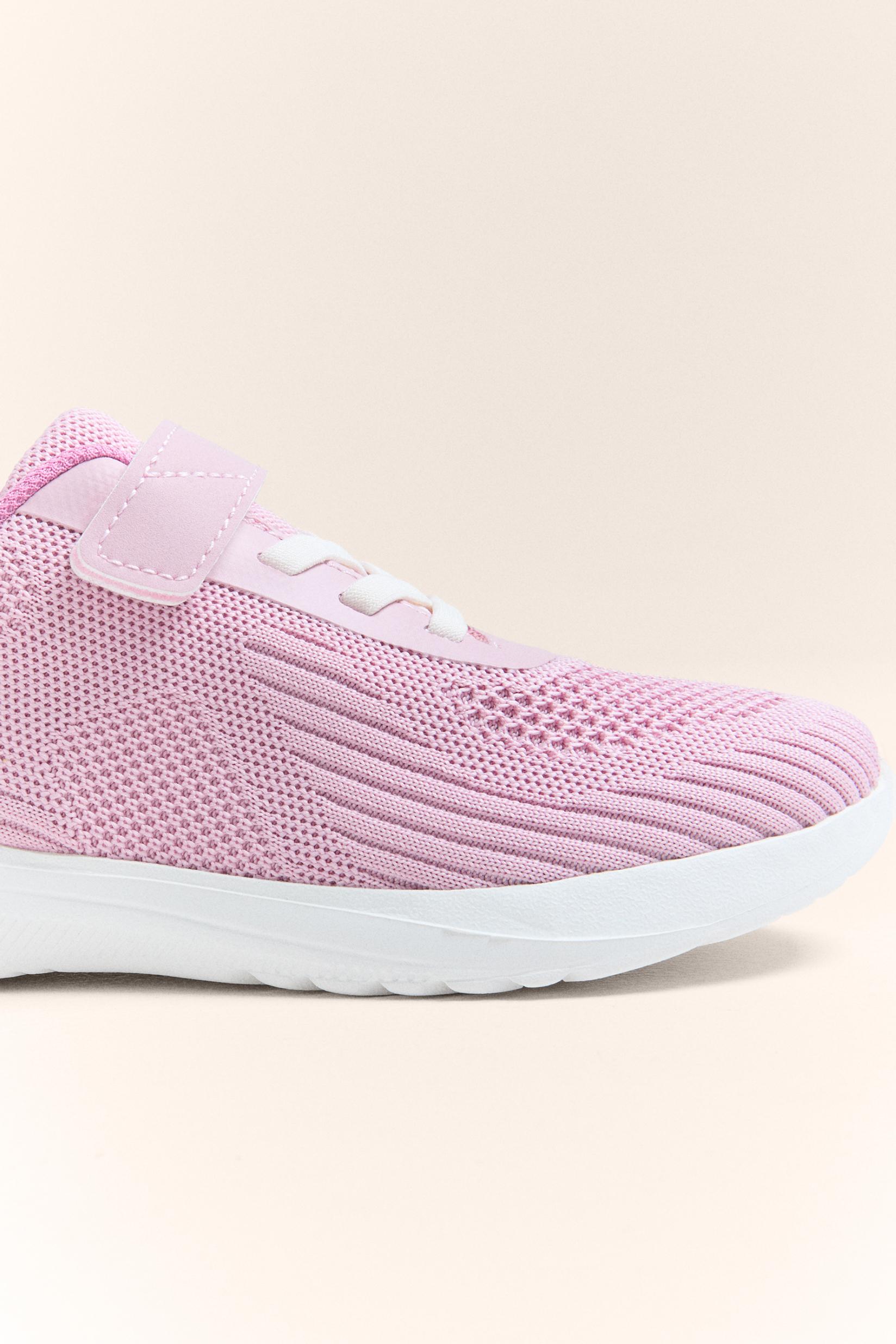 Woven sports shoe — PALE PINK