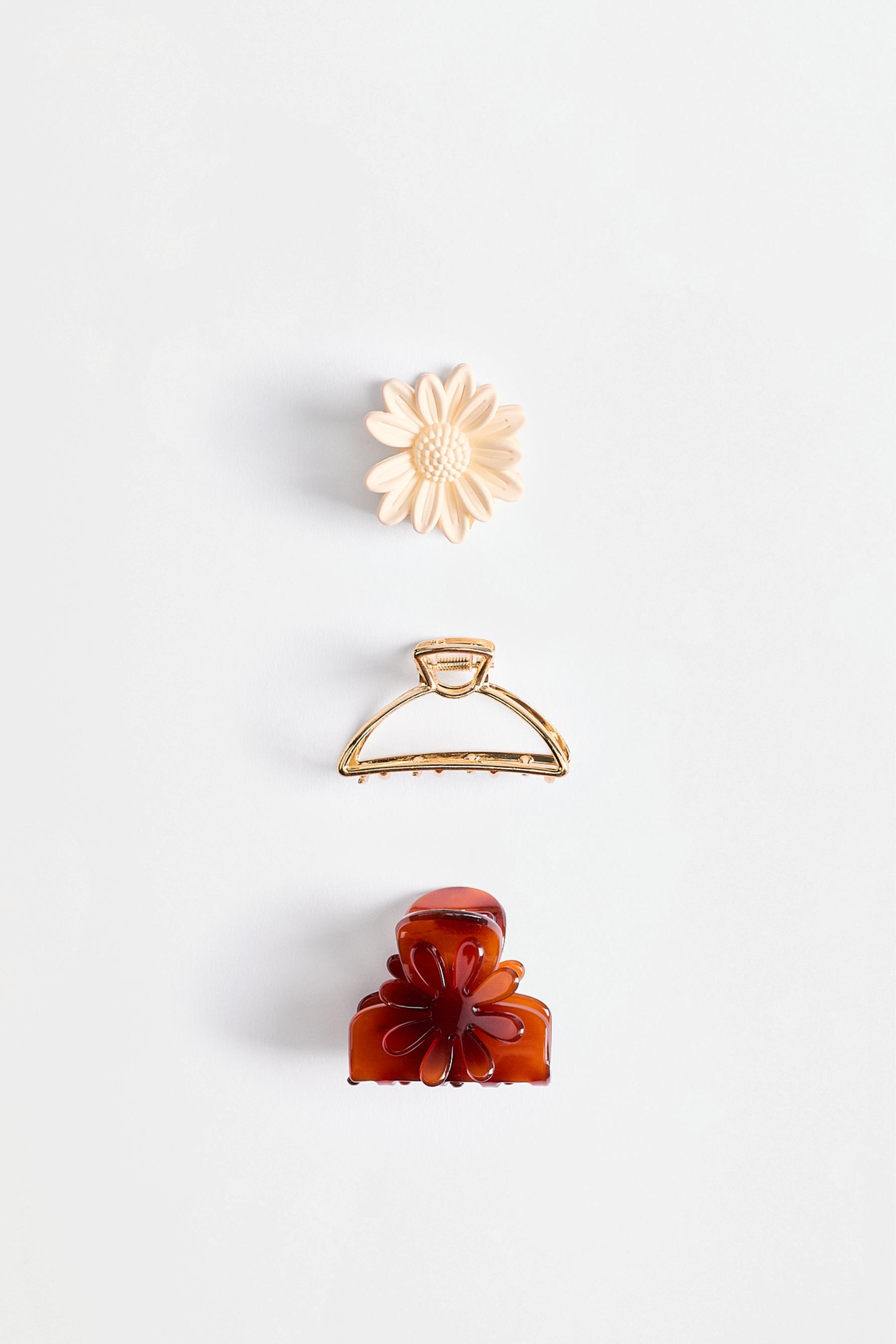 Assorted hair clips (3-pack) — VARIOUS