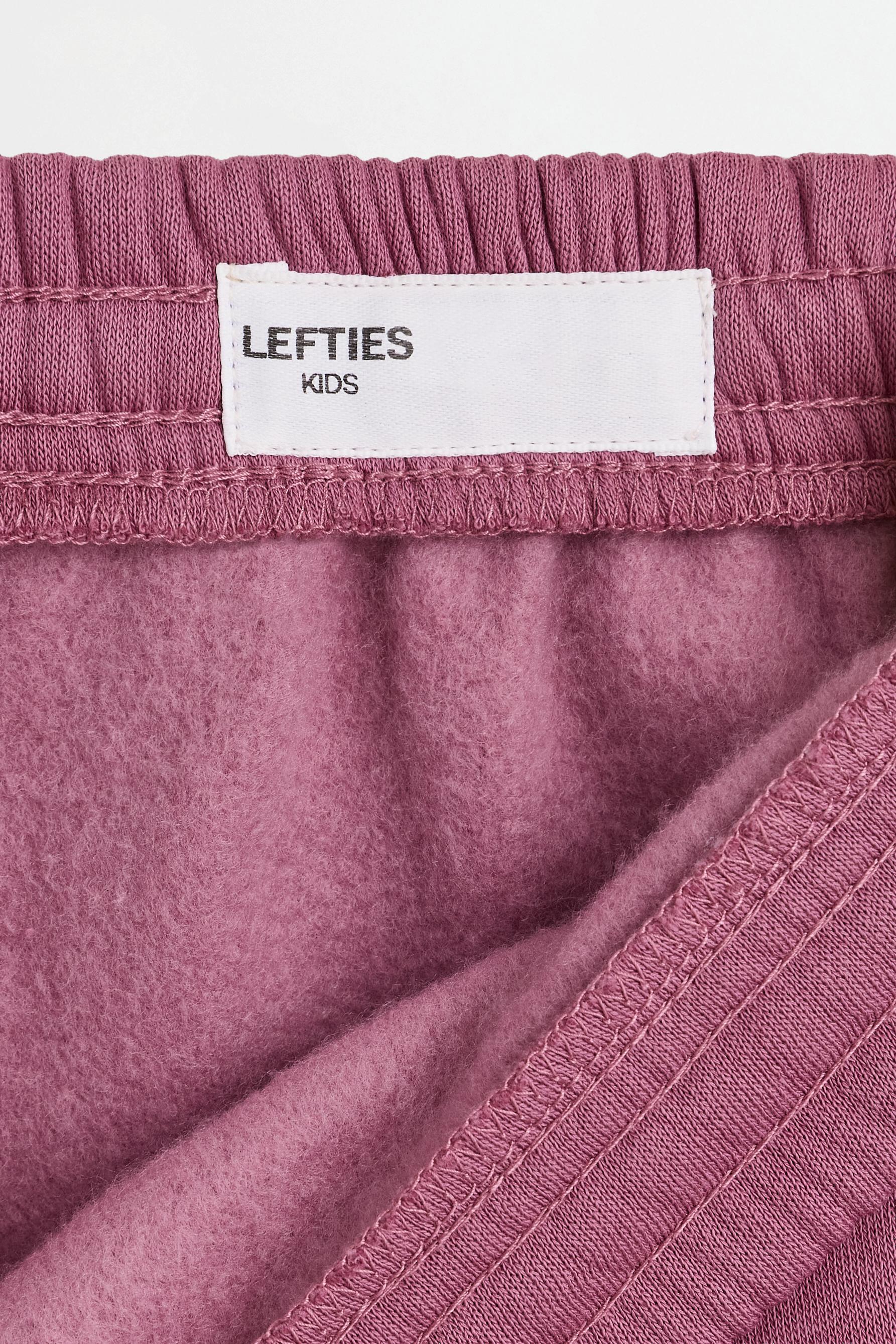 Straight-leg plush trousers — DARK PINK