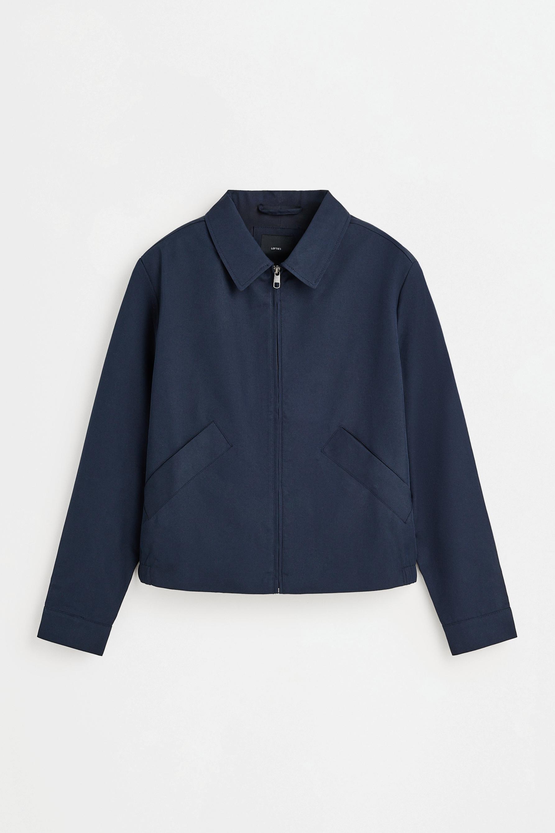 Shirt-collar jacket — NAVY