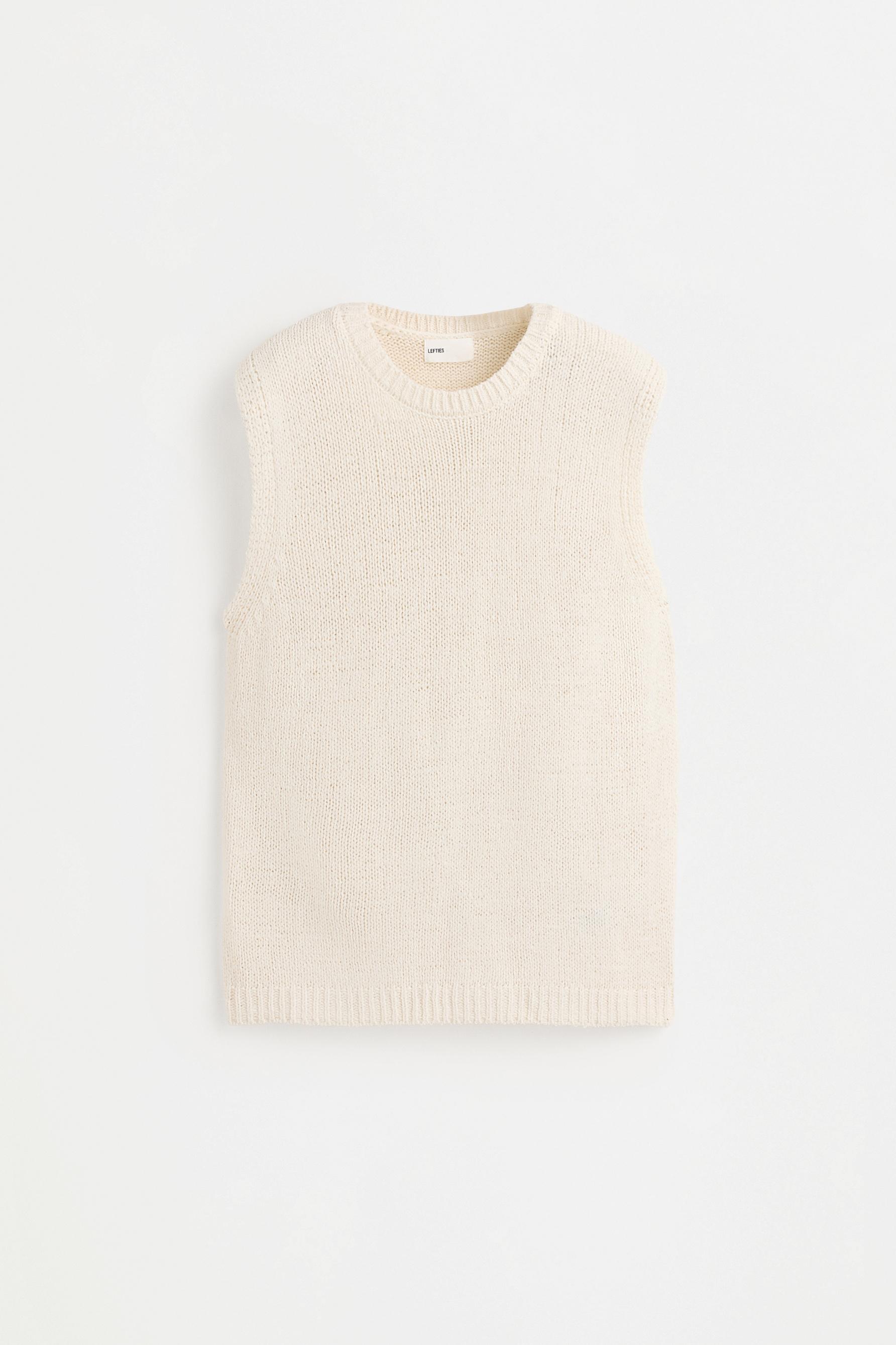 Knit top — ECRU