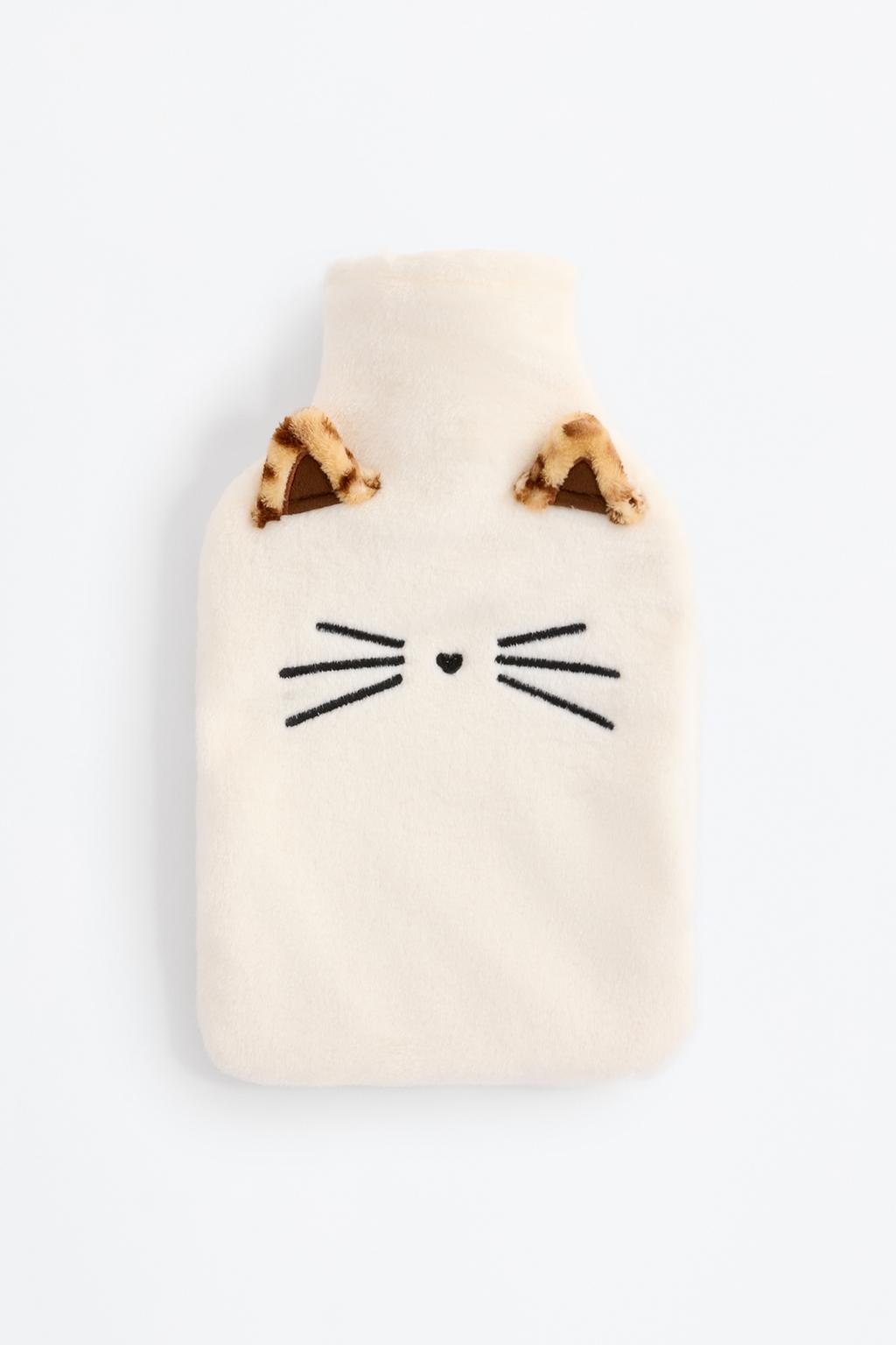Kitten hot water bottle