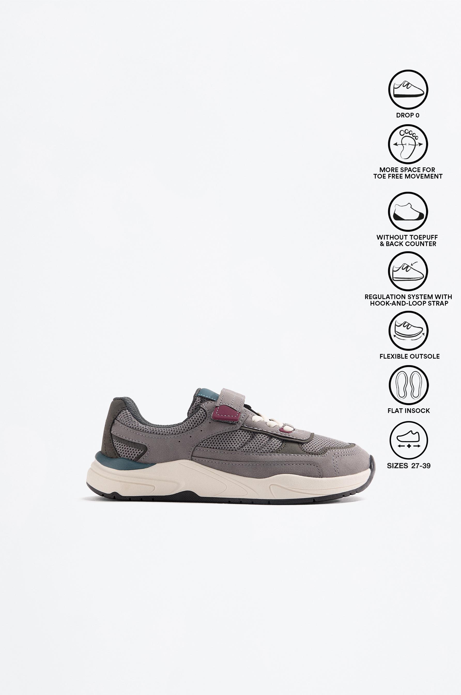 CASUAL BAREFOOT SPORTS SHOES — GREY