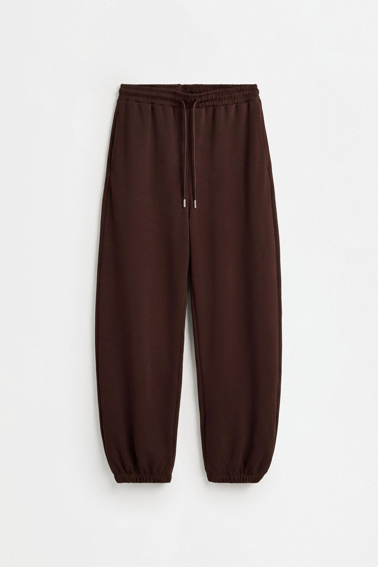 Sarouel tracksuit trousers — CHOCOLATE