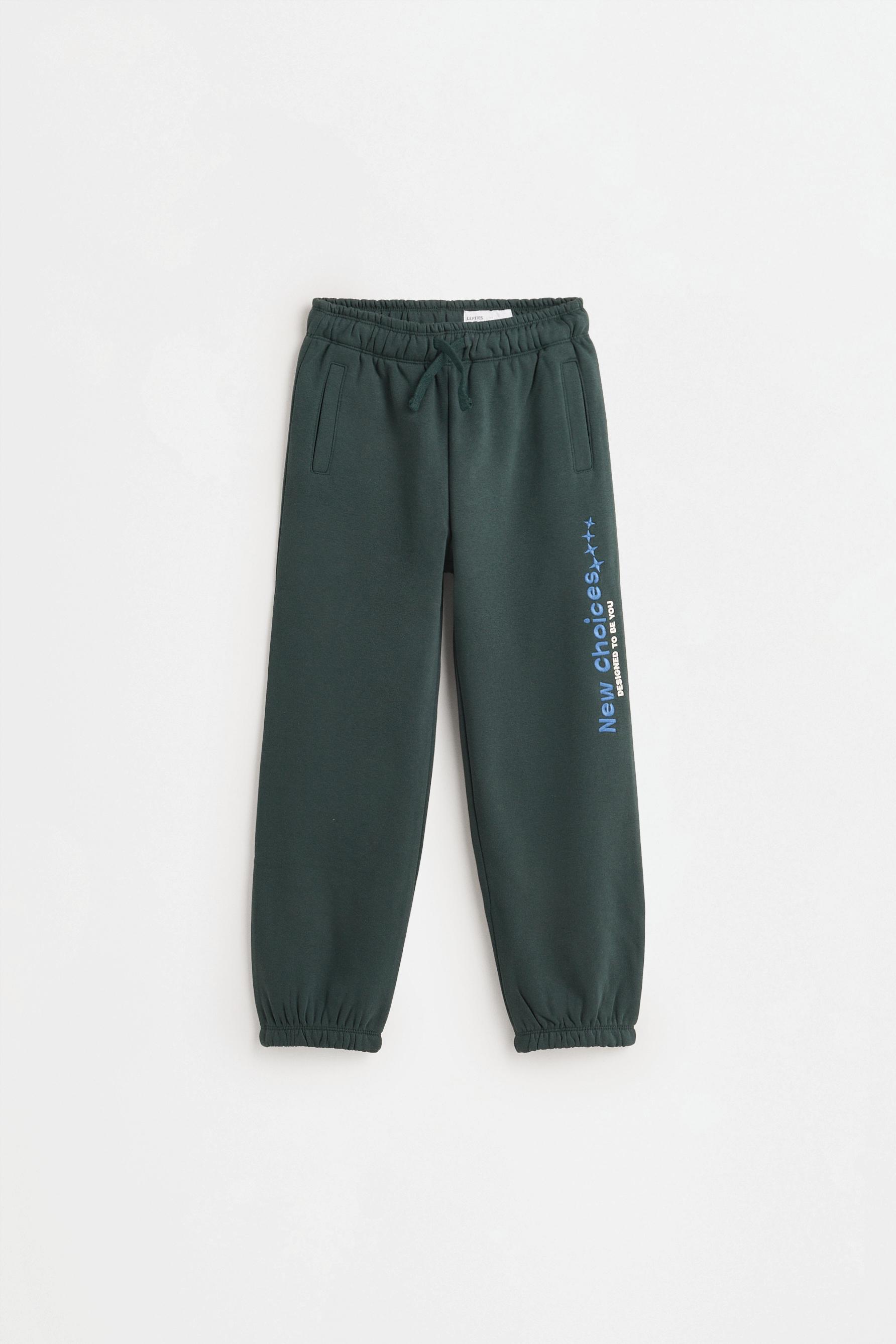 Pantalón felpa balloon estampado