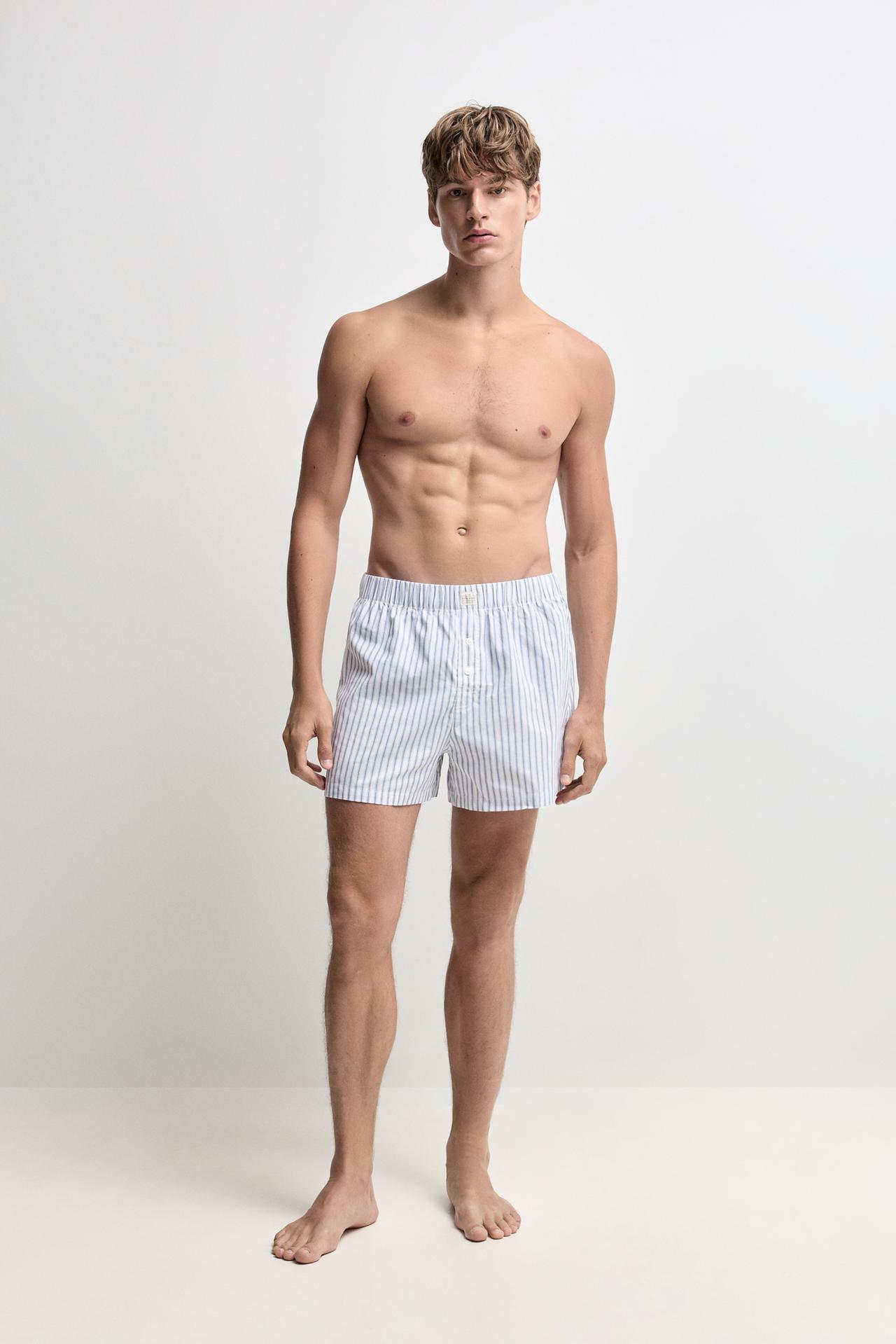 Long Boxer Shorts (2-Pack) — NAVY
