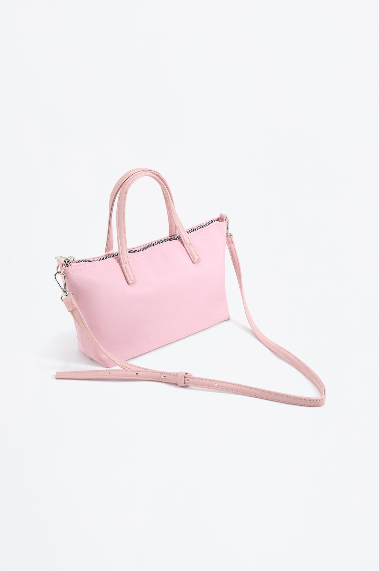 Heart charm bag — PINK