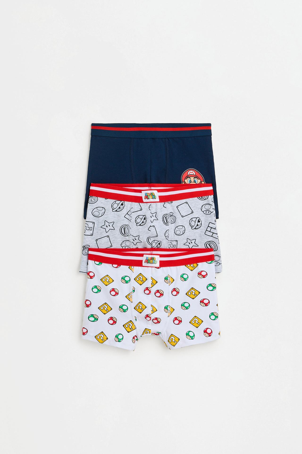 Mario Nintendo® Boxer Briefs (3-Pack) — RED