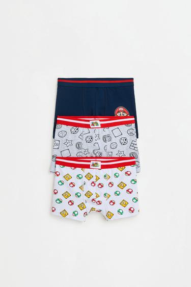 Mario Nintendo® Boxer Briefs (3-Pack) — RED 1