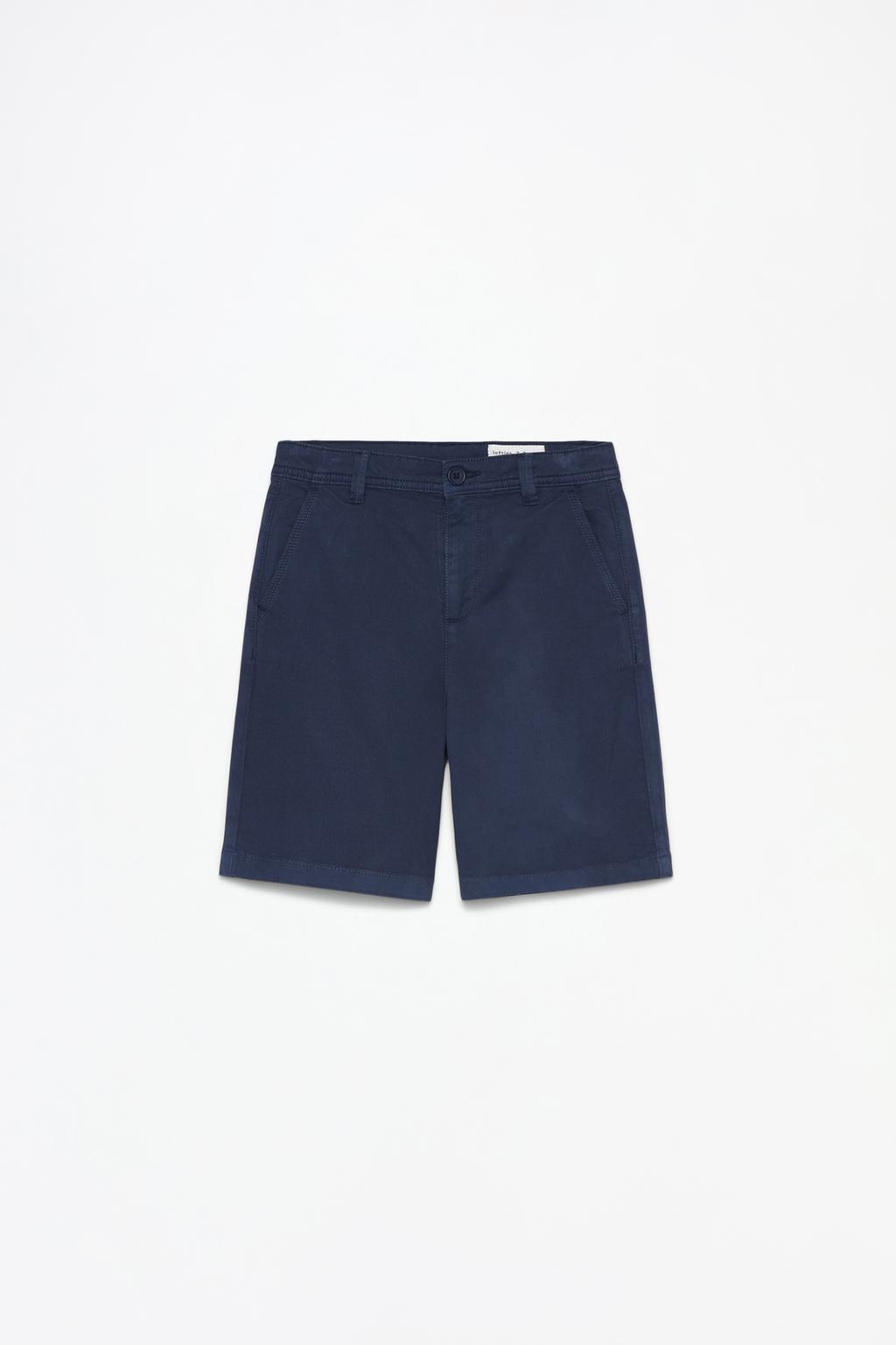 Stretch chino Bermuda shorts