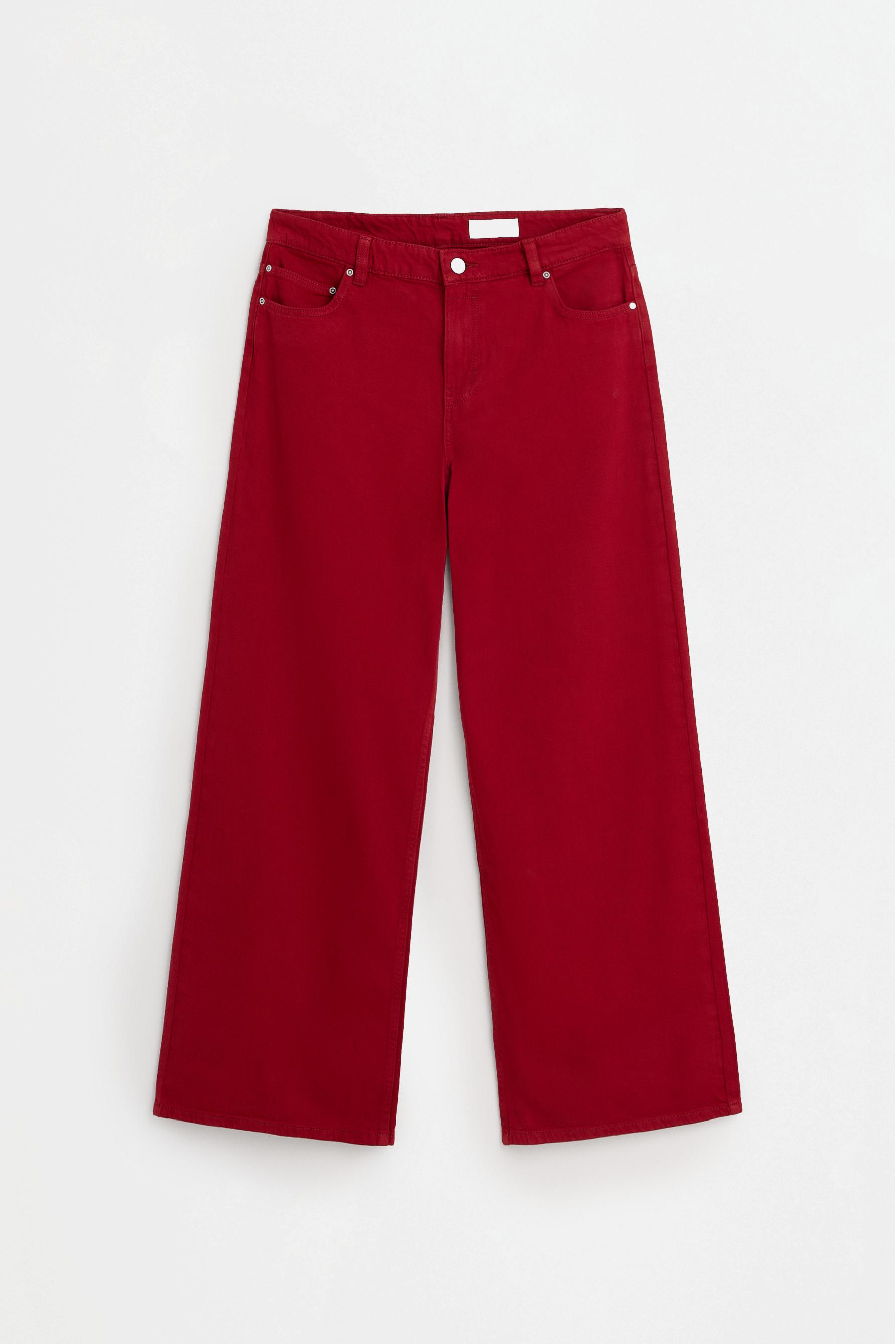 Low-rise wide-leg jeans — REDDISH