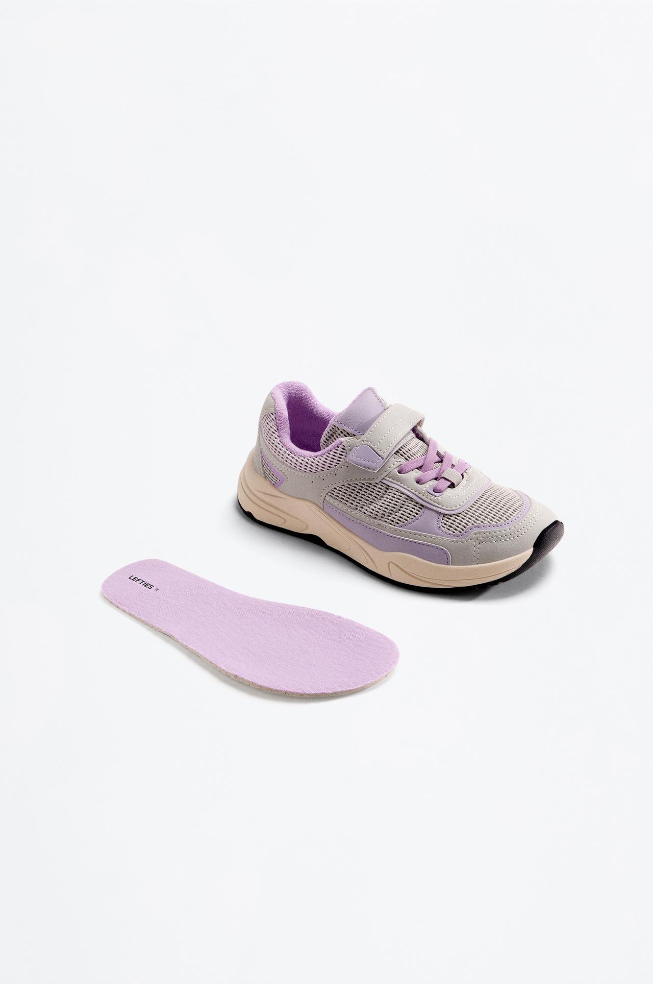 CASUAL BAREFOOT SNEAKER — MAUVE