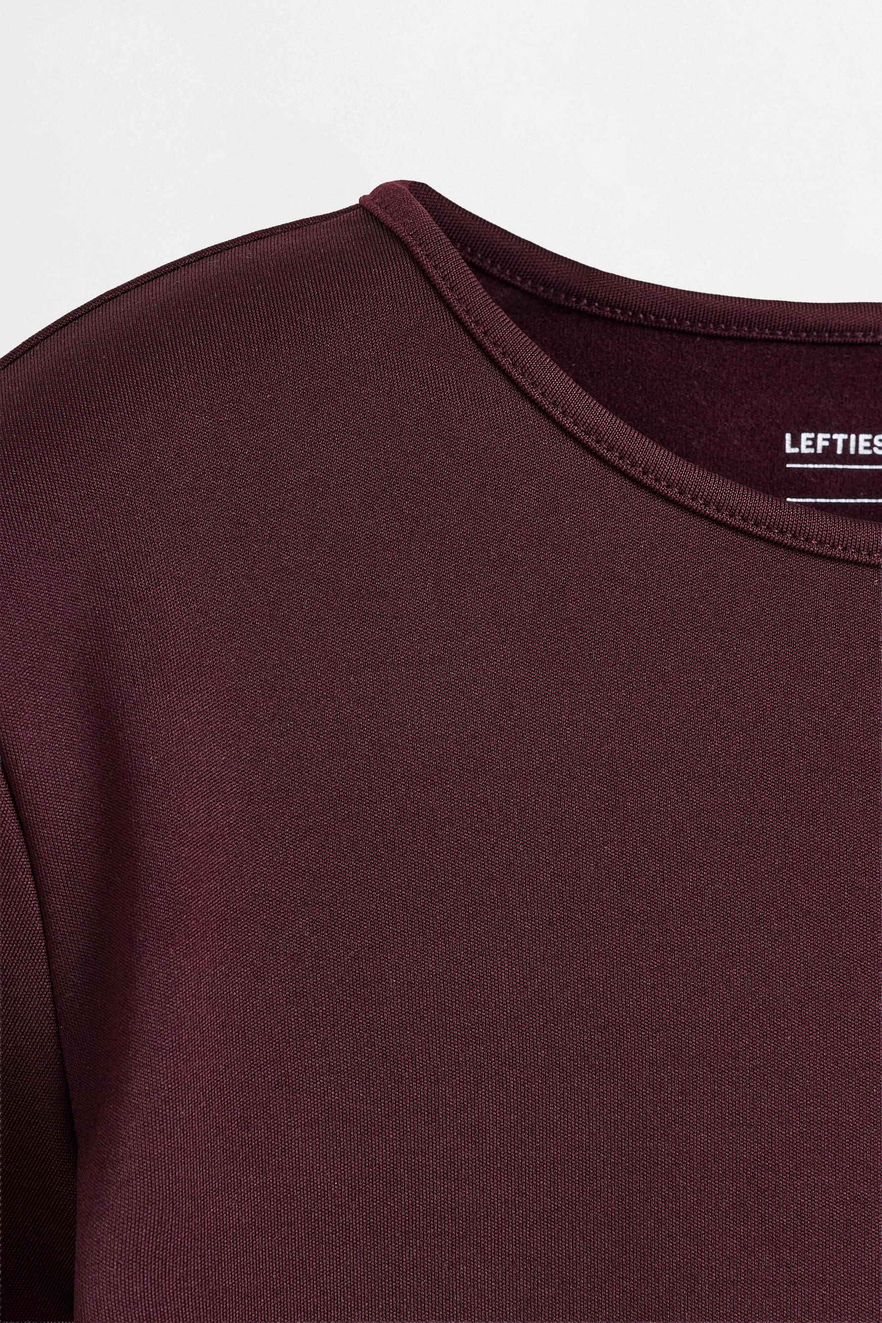 MEDIUM WEIGHT thermal insulation T-shirt (-7ºC to 9ºC) — DARK BURGUNDY