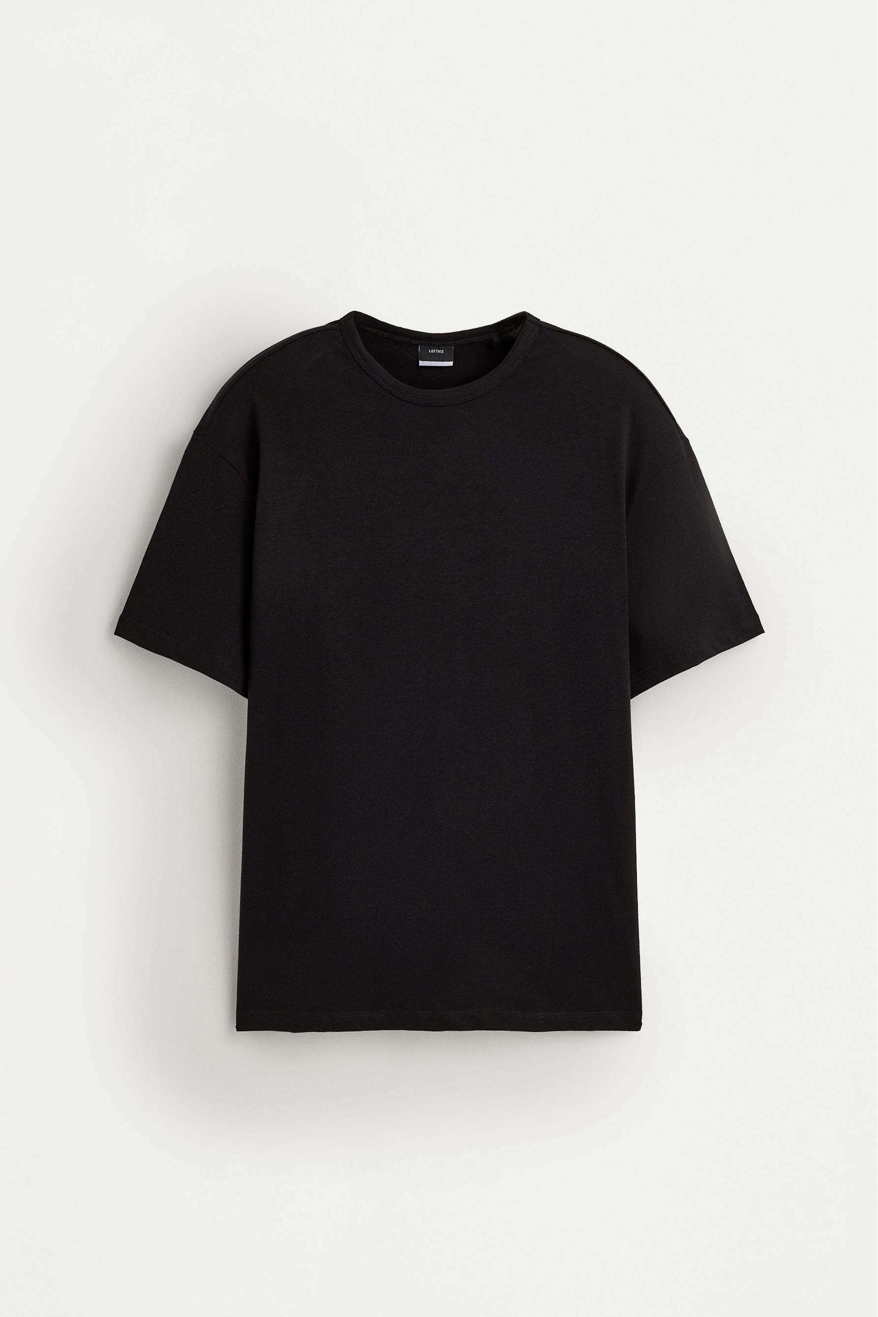 Texture T-shirt — BLACK