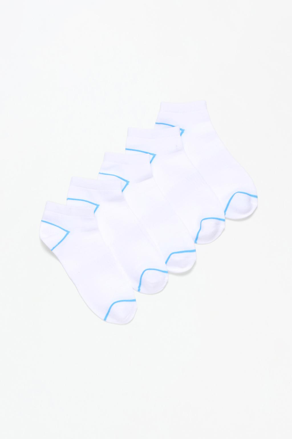 Pack of 5 pairs of microfibre socks