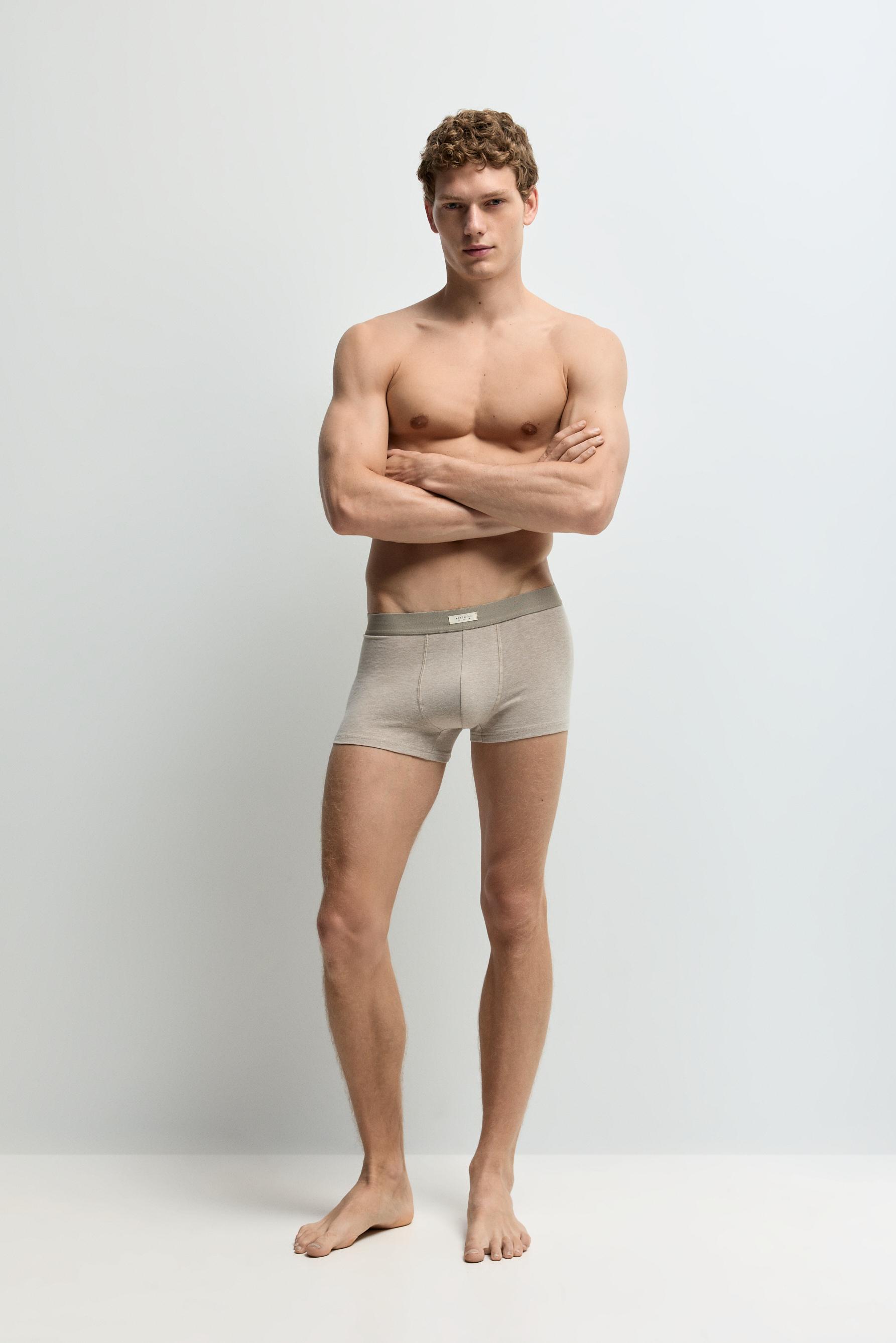 Mixed Boxer Briefs (5-Pack) — WHITE