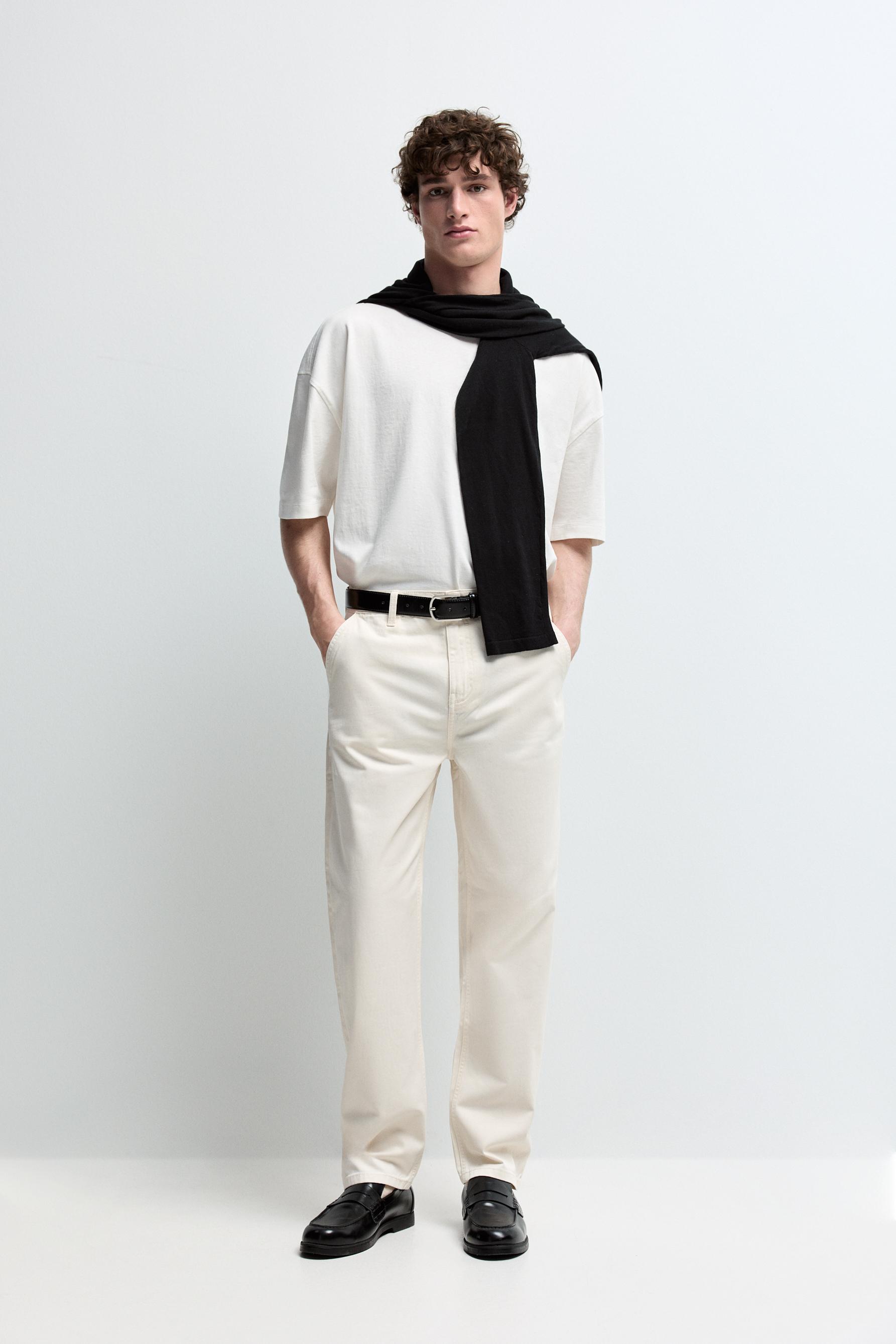 Heavy faded effect T-shirt — OFF WHITE