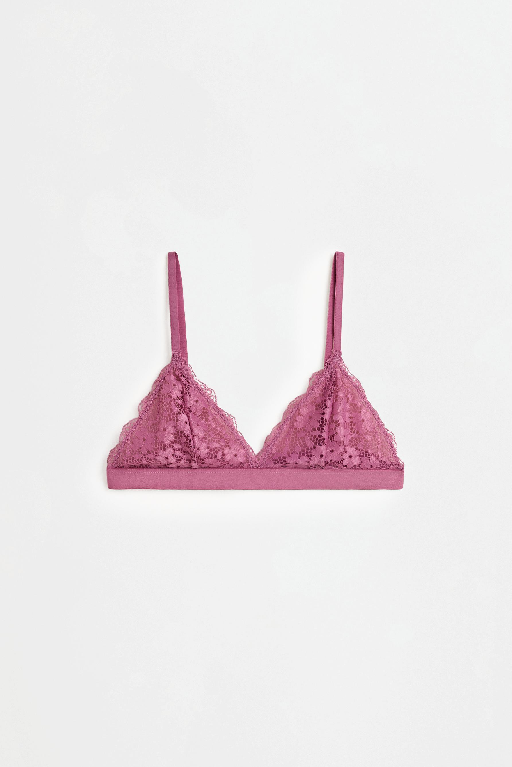 Lace bralette — PINK