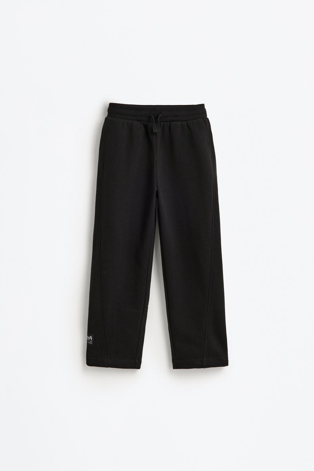 Ribbed plush joggers