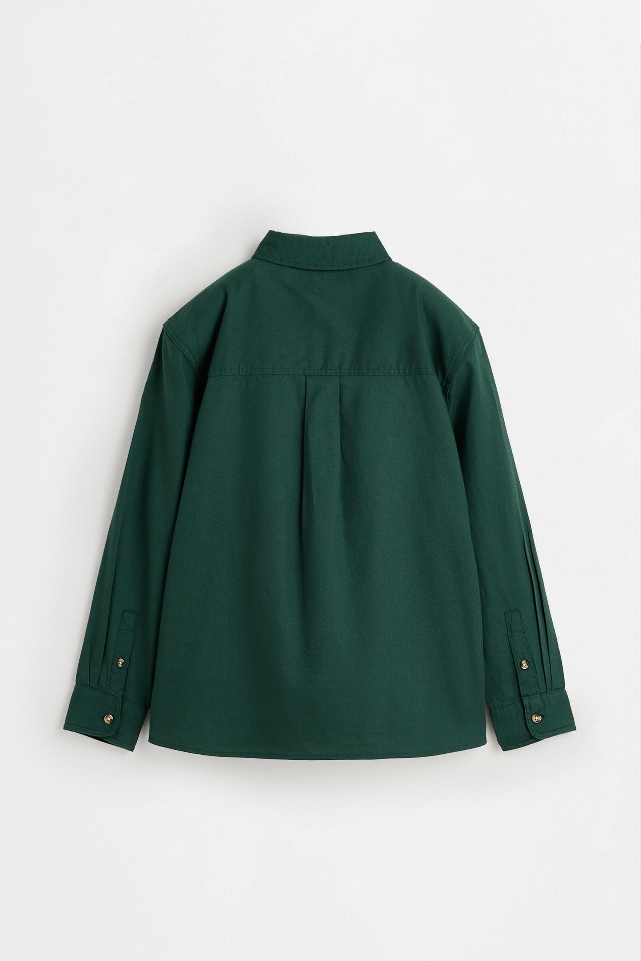 Shirt with patch — GREEN