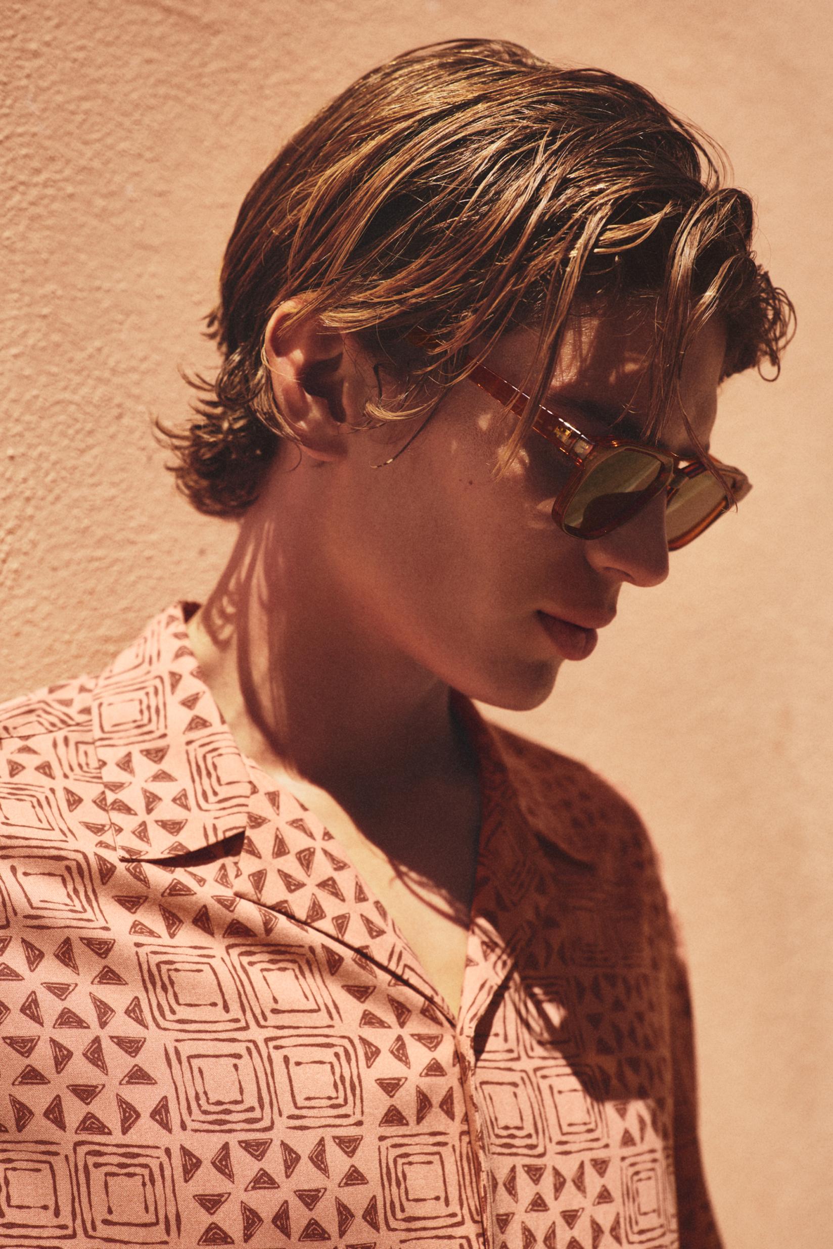 Resort shirt — SALMON PINK