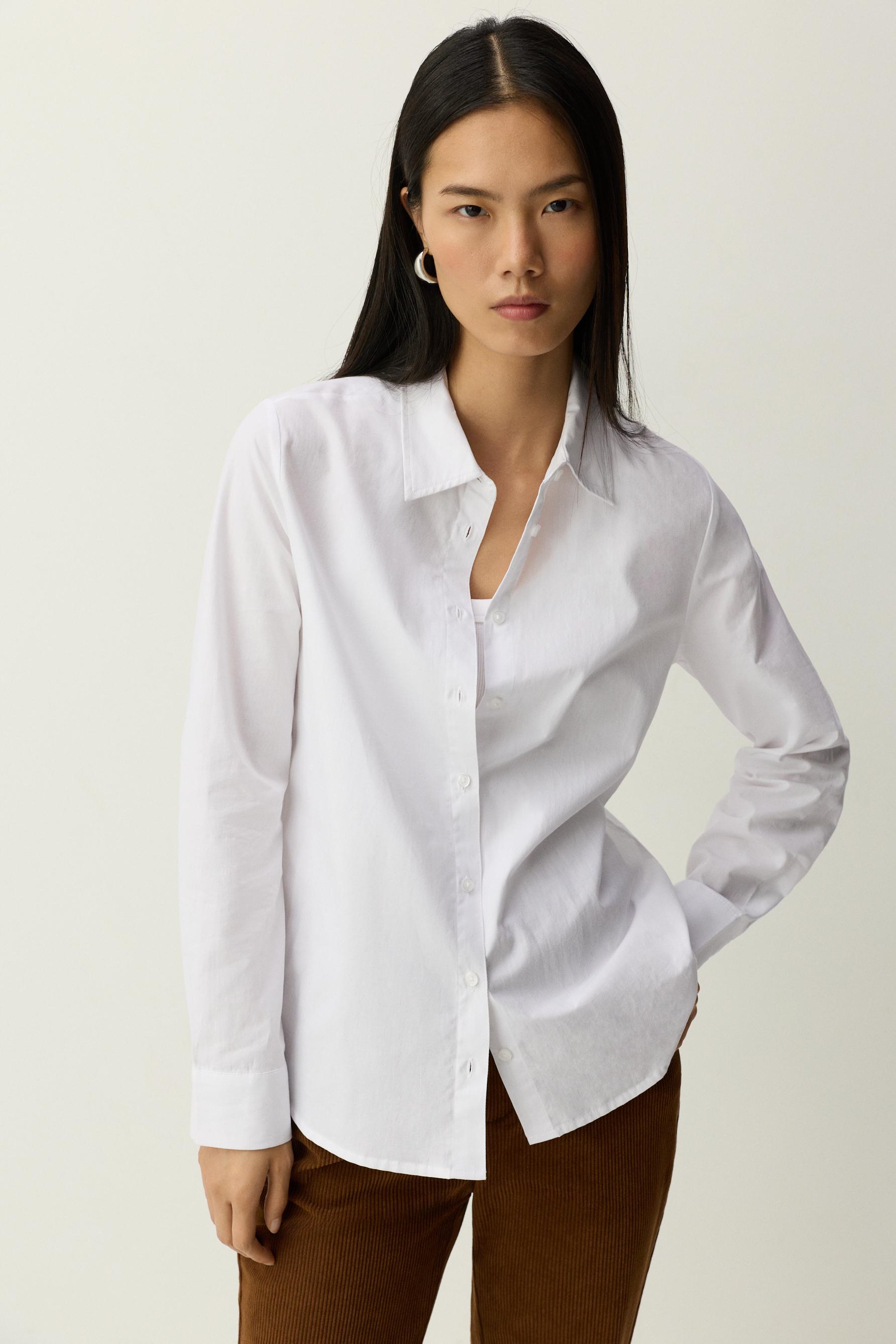 Camisa básica popelin