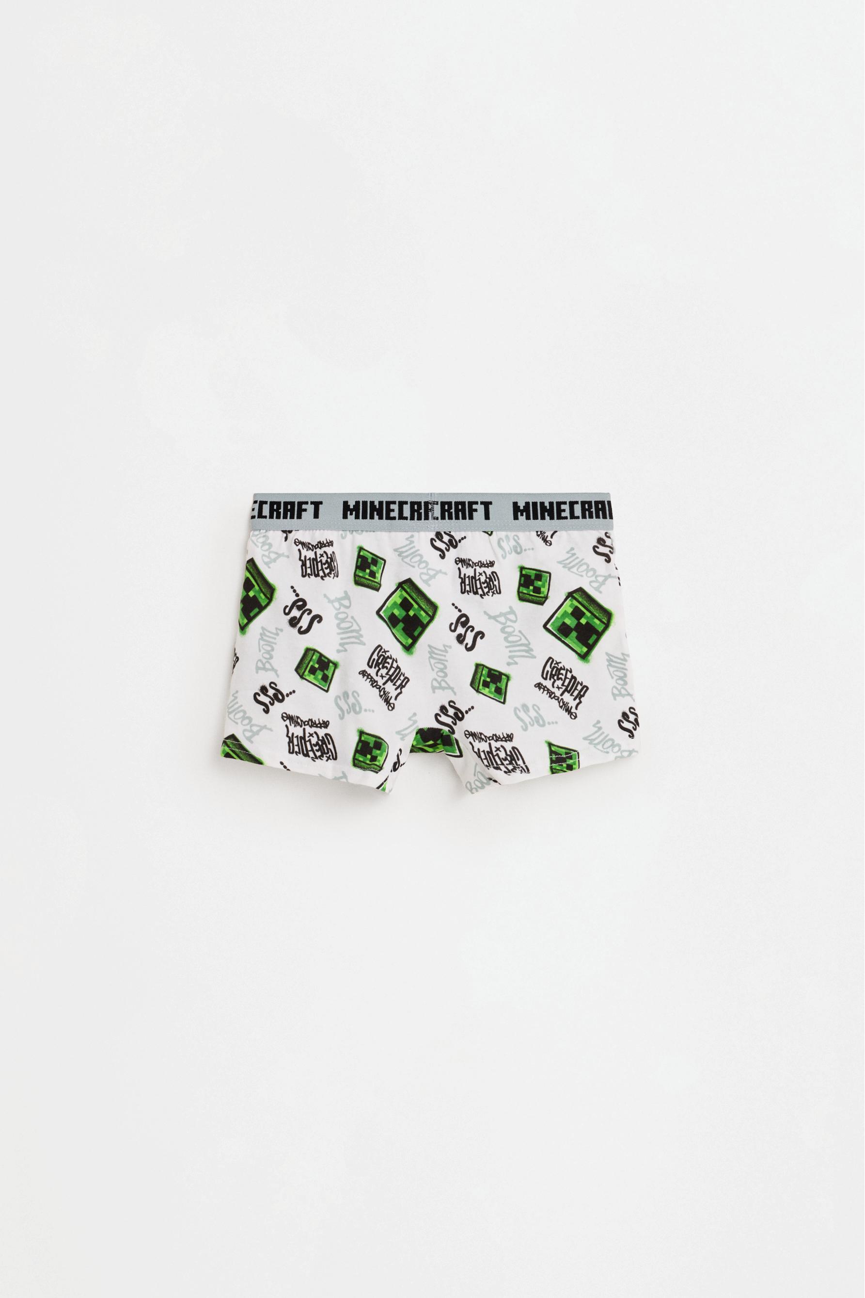 Minecraft Boxer Briefs (3-Pack) — GREYISH GREEN