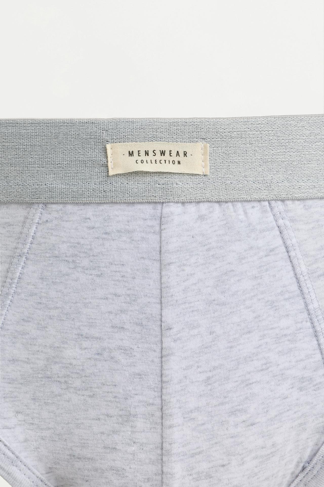 Pack of 5 basic briefs — BLUE