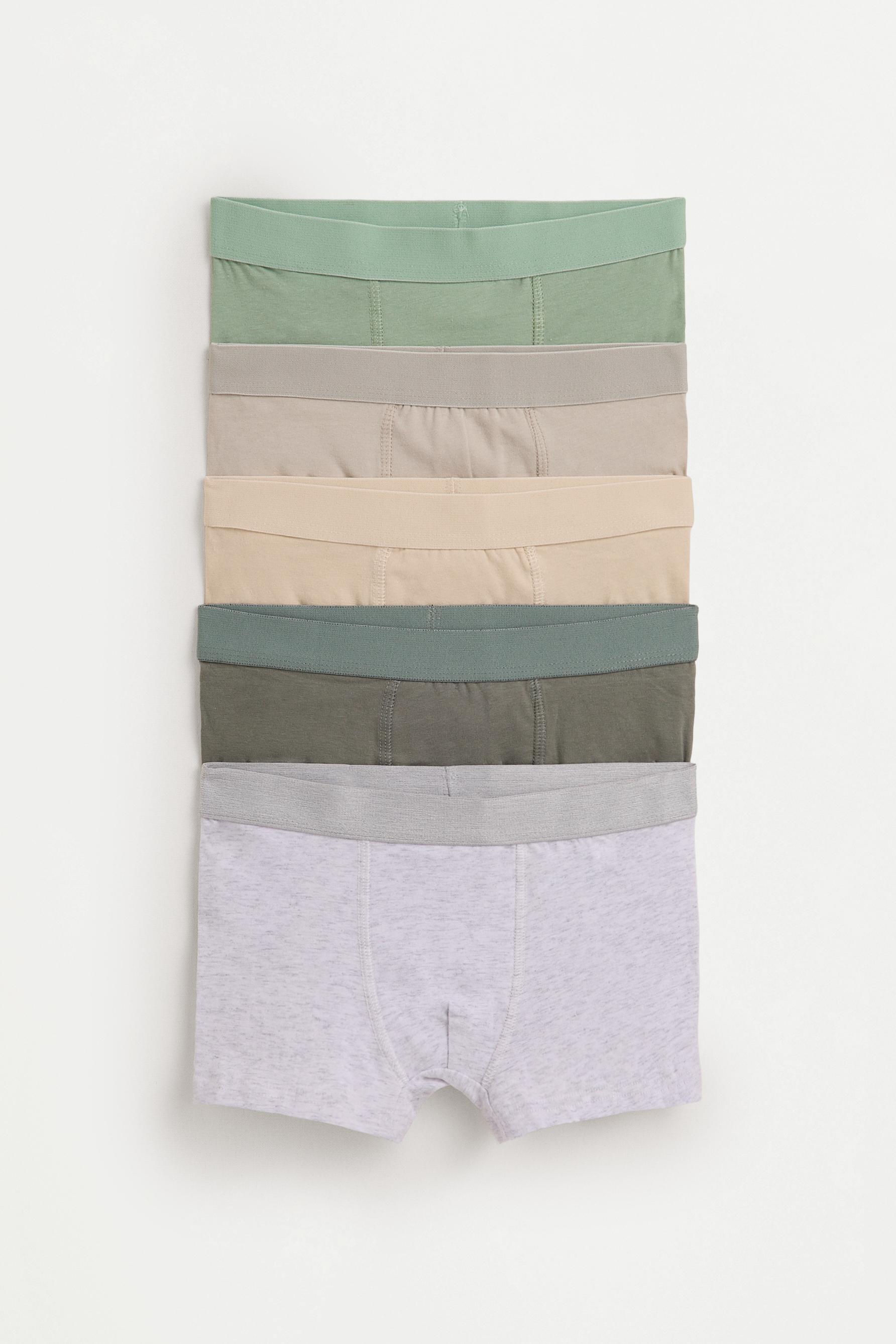 Pack of 5 basic boxer shorts — KHAKI