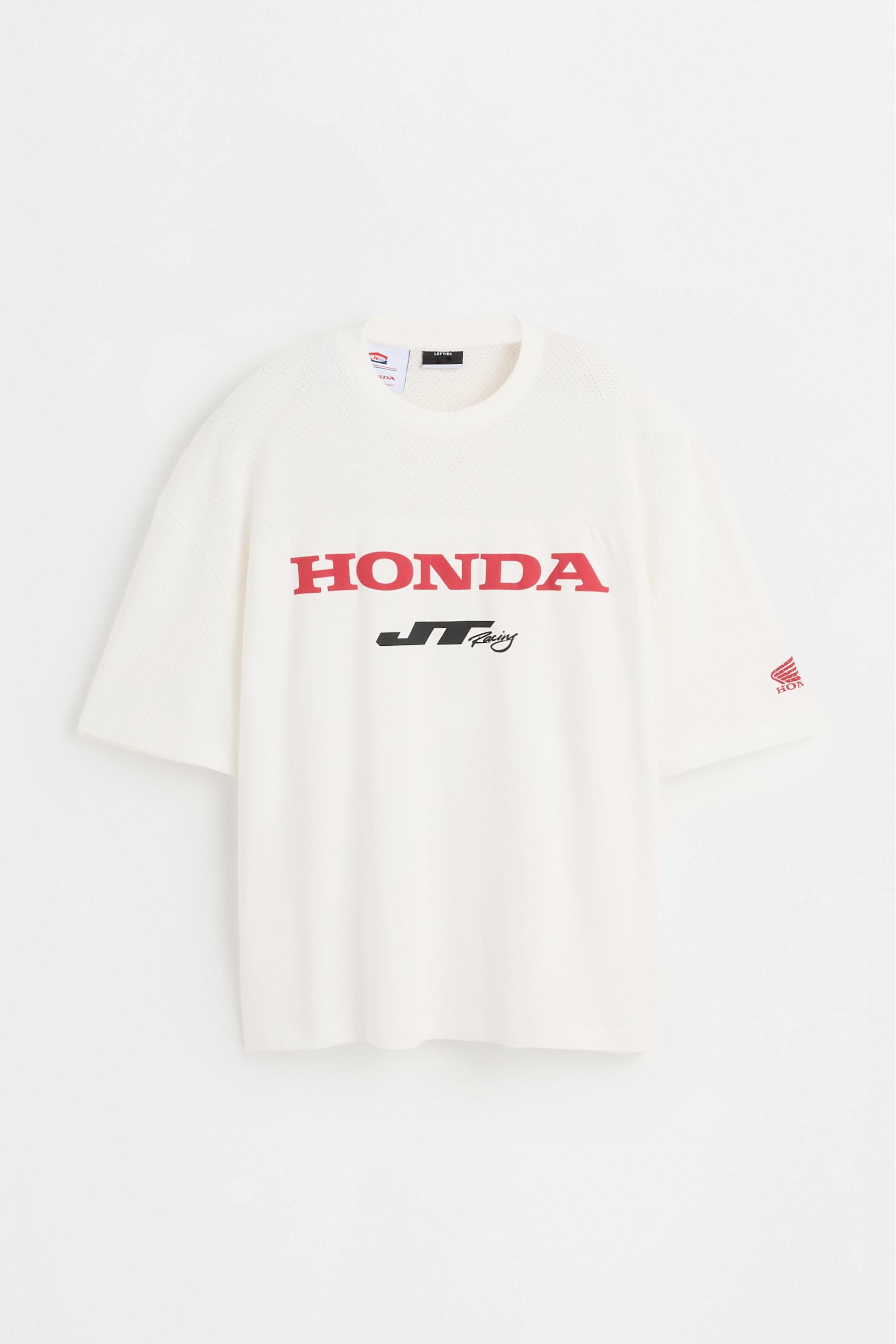 Honda mesh T-shirt — OFF WHITE