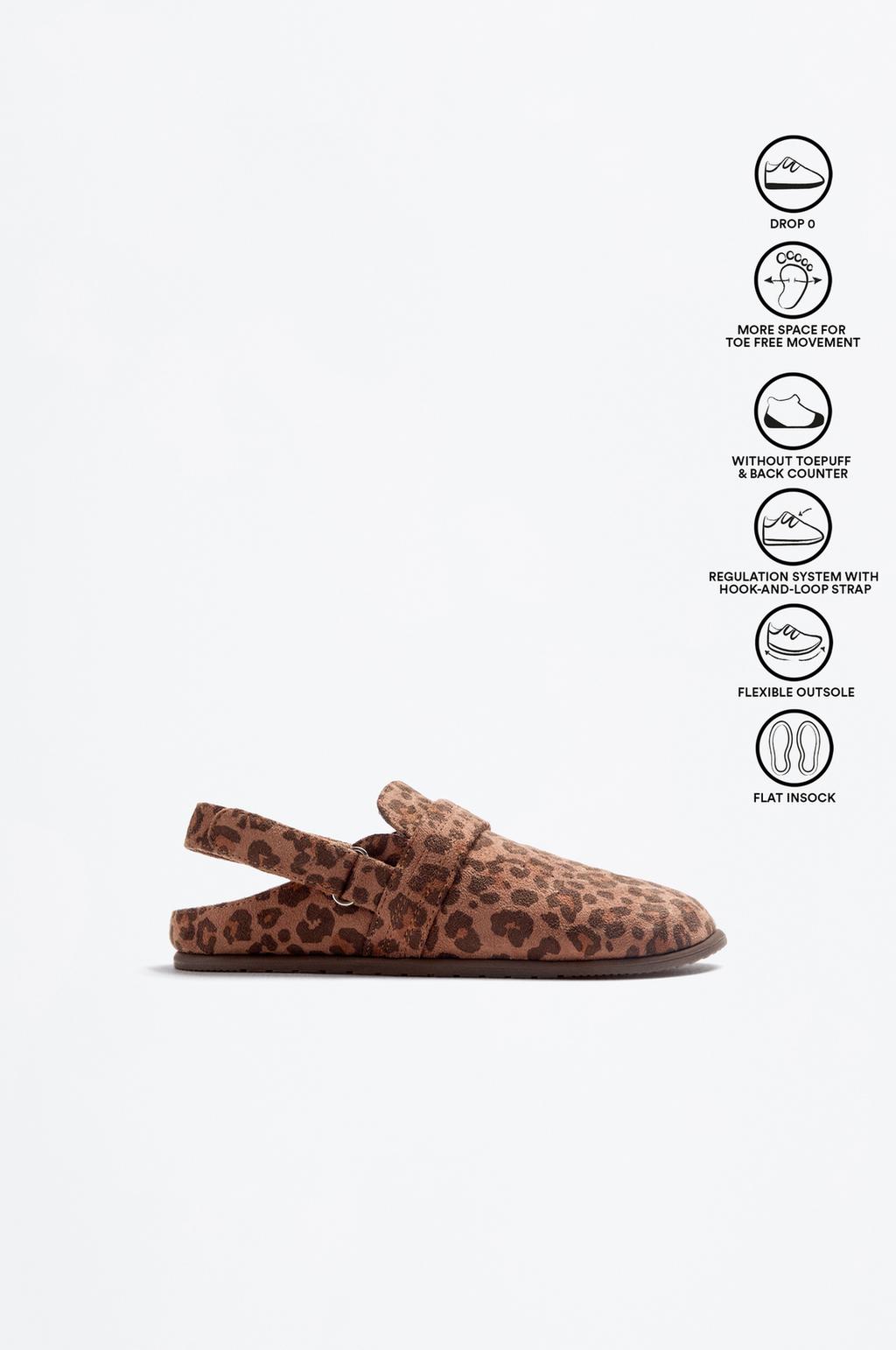 Zoco estampado animal barefoot