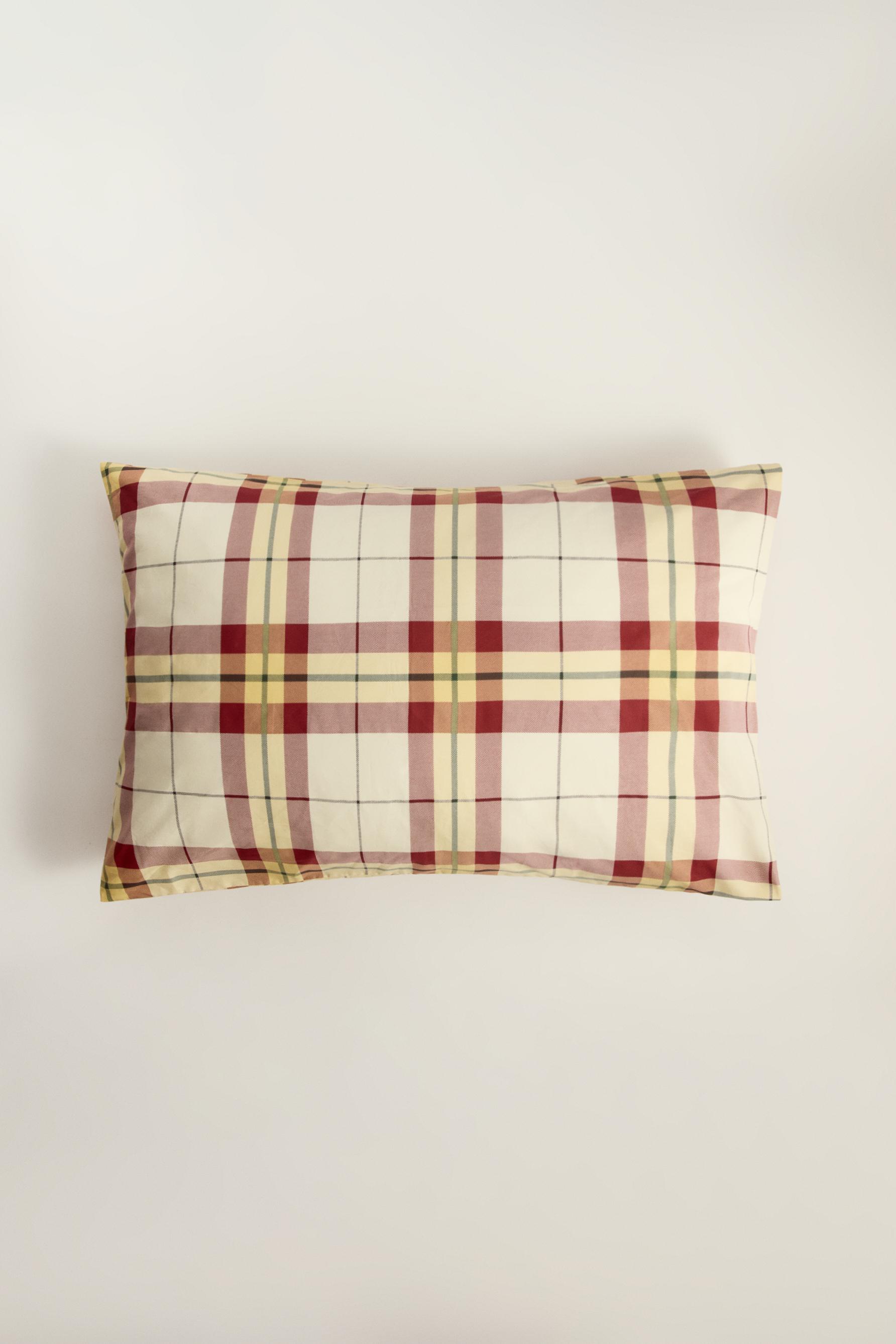 Pack 2 fundas almohadas cuadros 50 x 75 cm