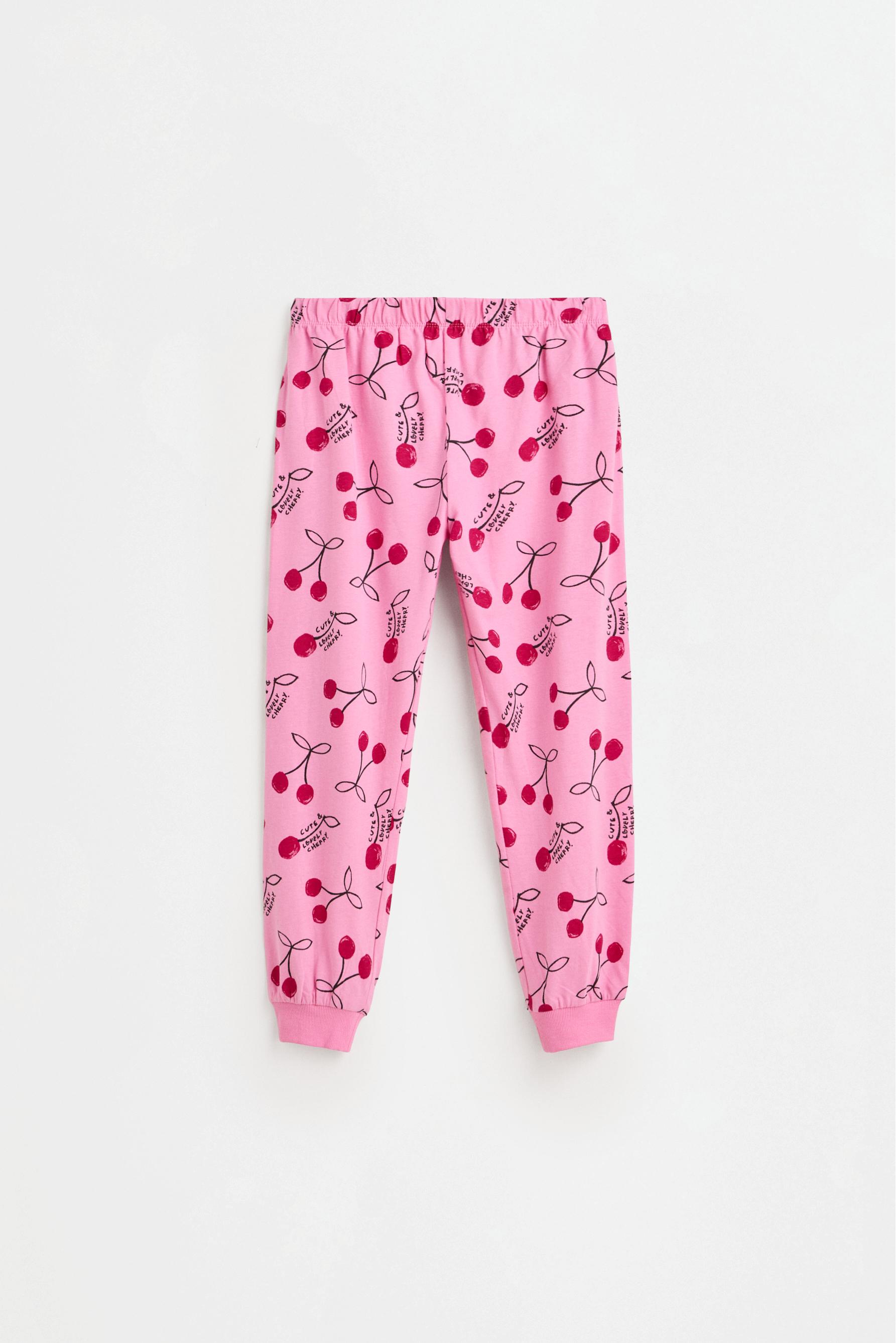 Long printed pyjamas — BUBBLEGUM PINK