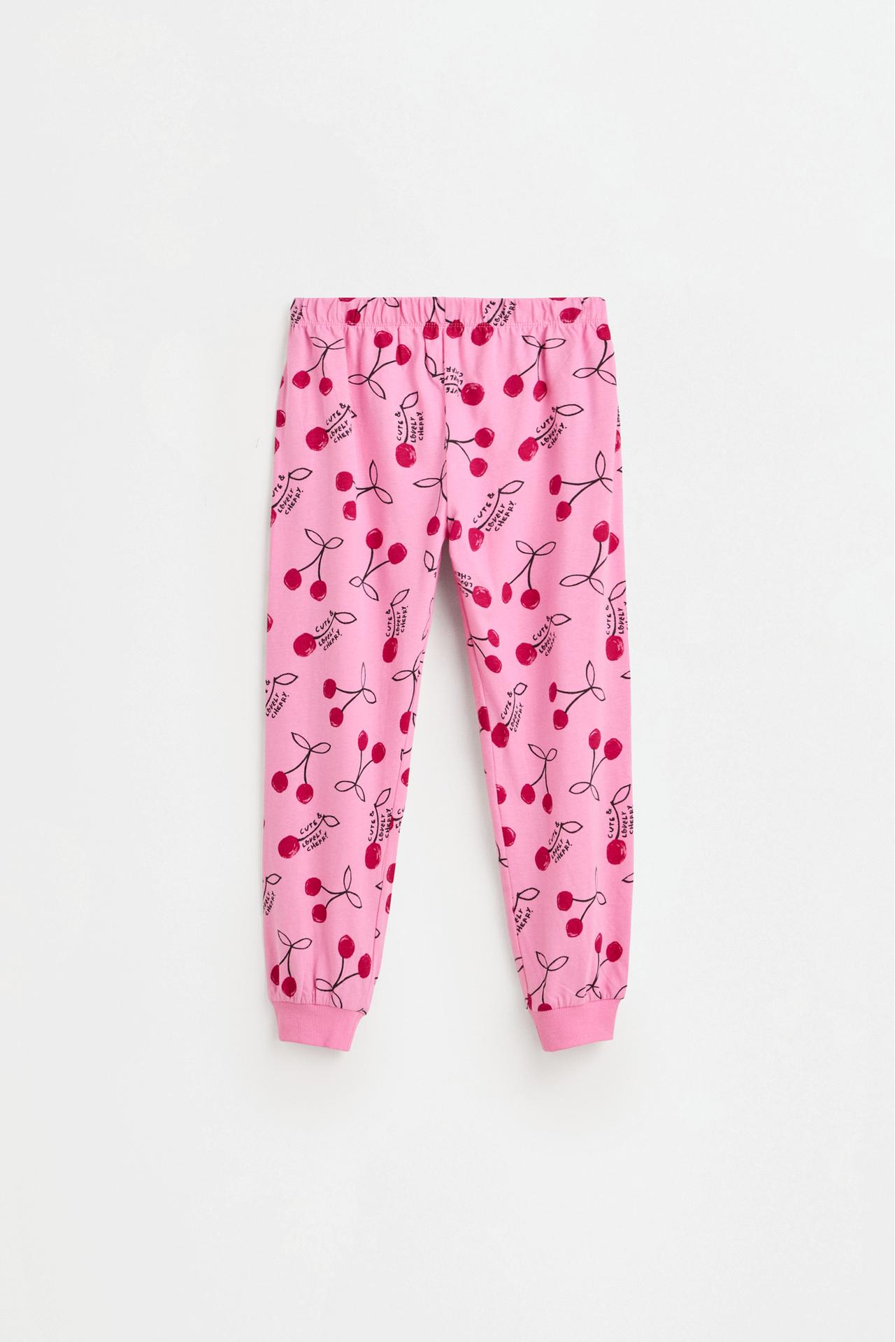 Long printed pyjamas — BUBBLEGUM PINK