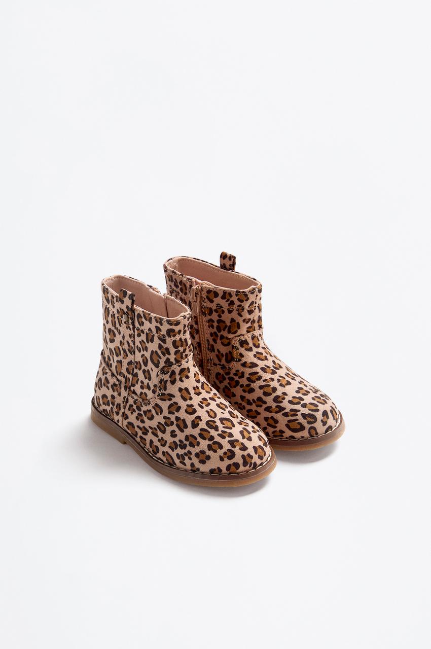 Animal print boot Boots Ankle Boots FOOTWEAR Baby Girl
