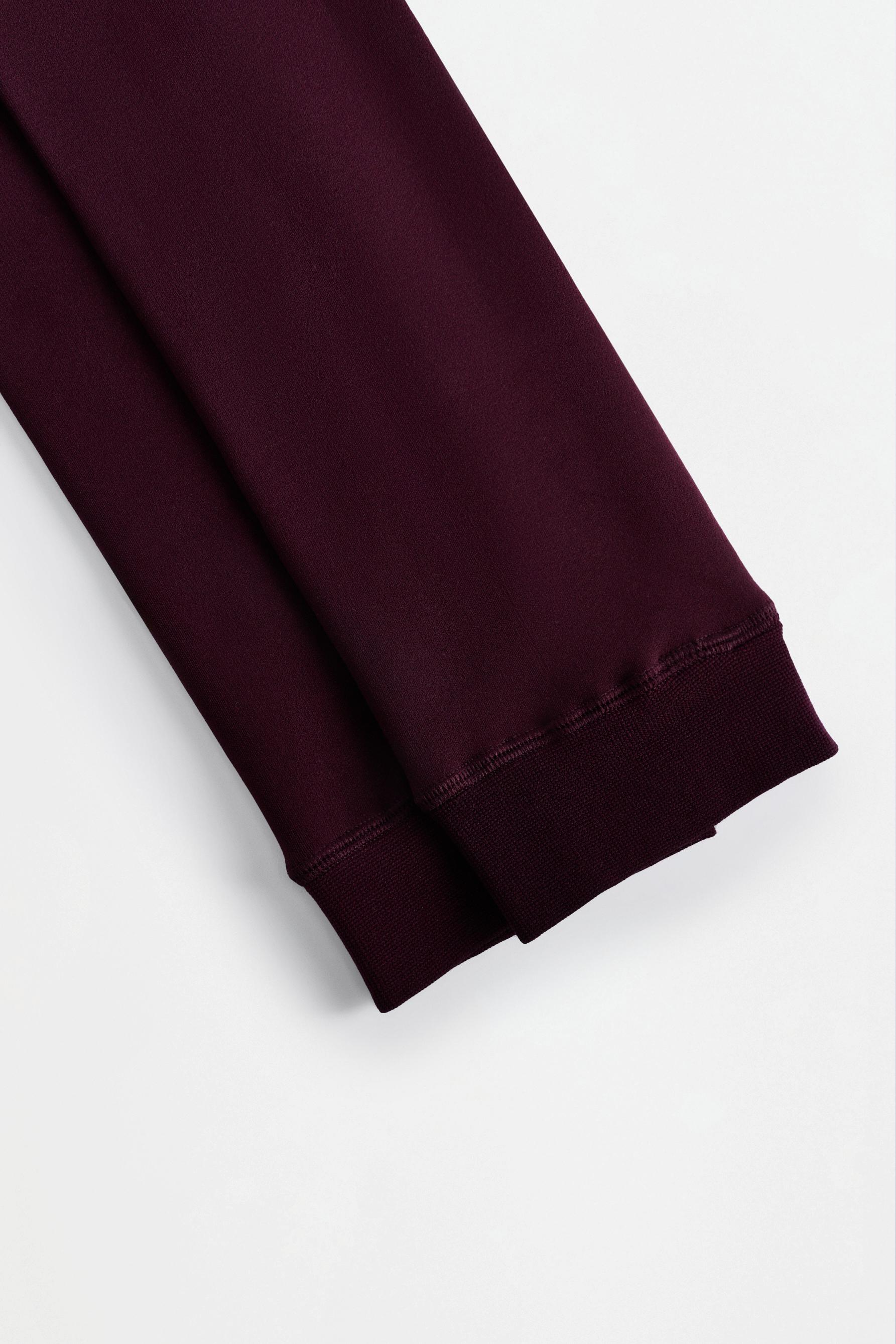 200 denier thermal leggings — BURGUNDY