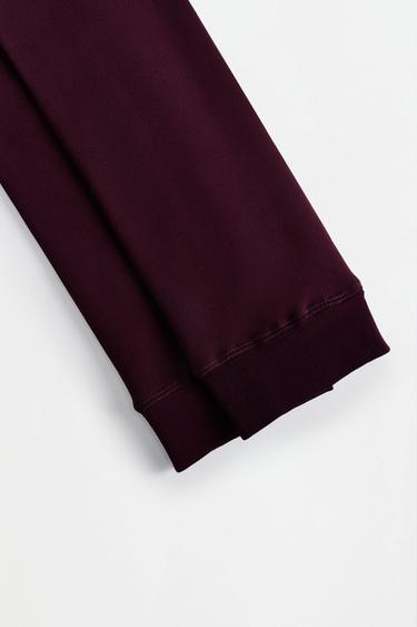 200 denier thermal leggings — BURGUNDY 8