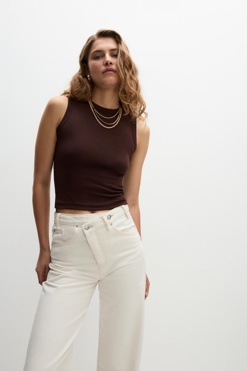 Pijama Camiseta Nadadora Algodon Camiseta Yoga Con Tirantes De