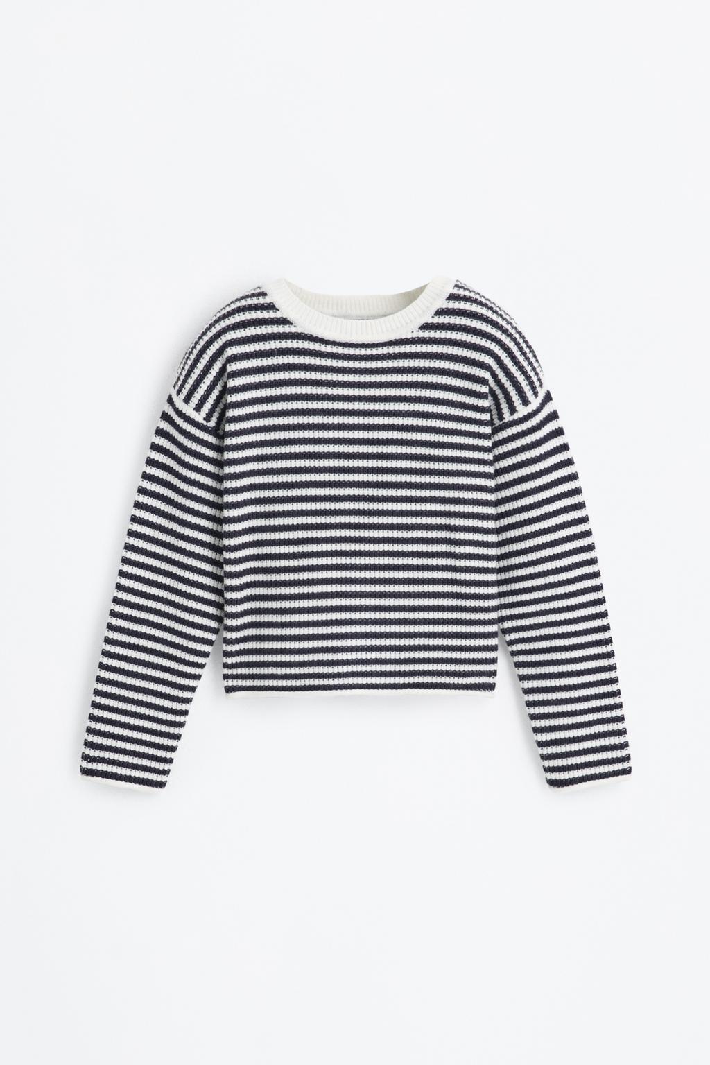 Striped Ribbed Sweater