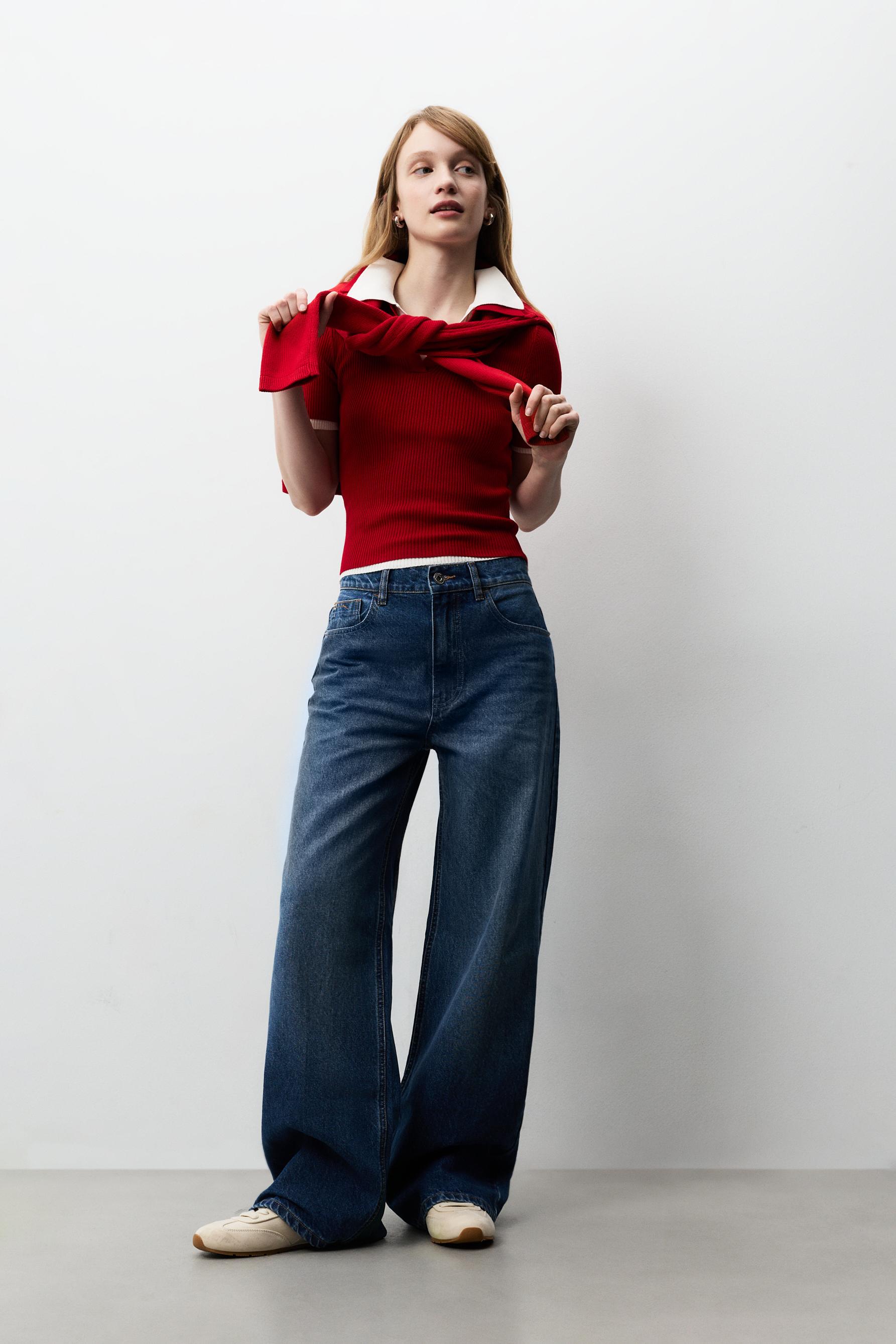 Jeans baggy wide leg