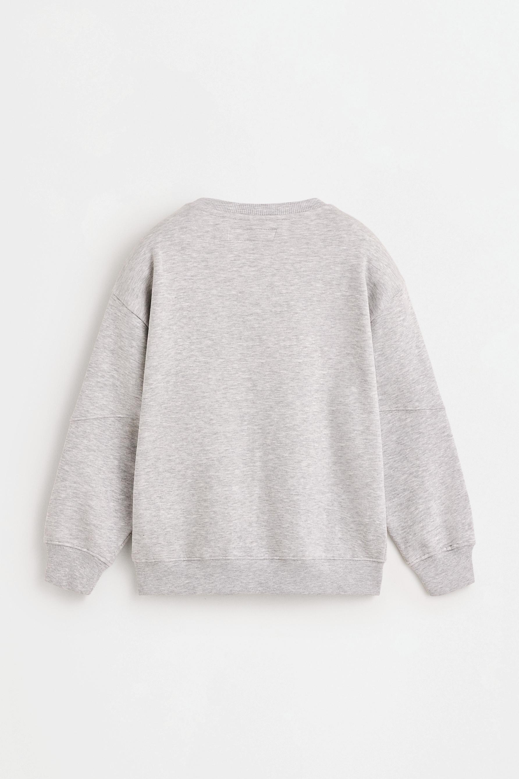 Pack of 2 plain fleece sweatshirts — BLACK