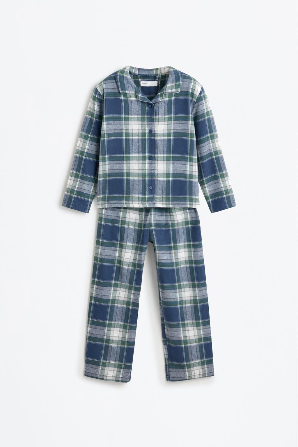 Check flannel pyjamas