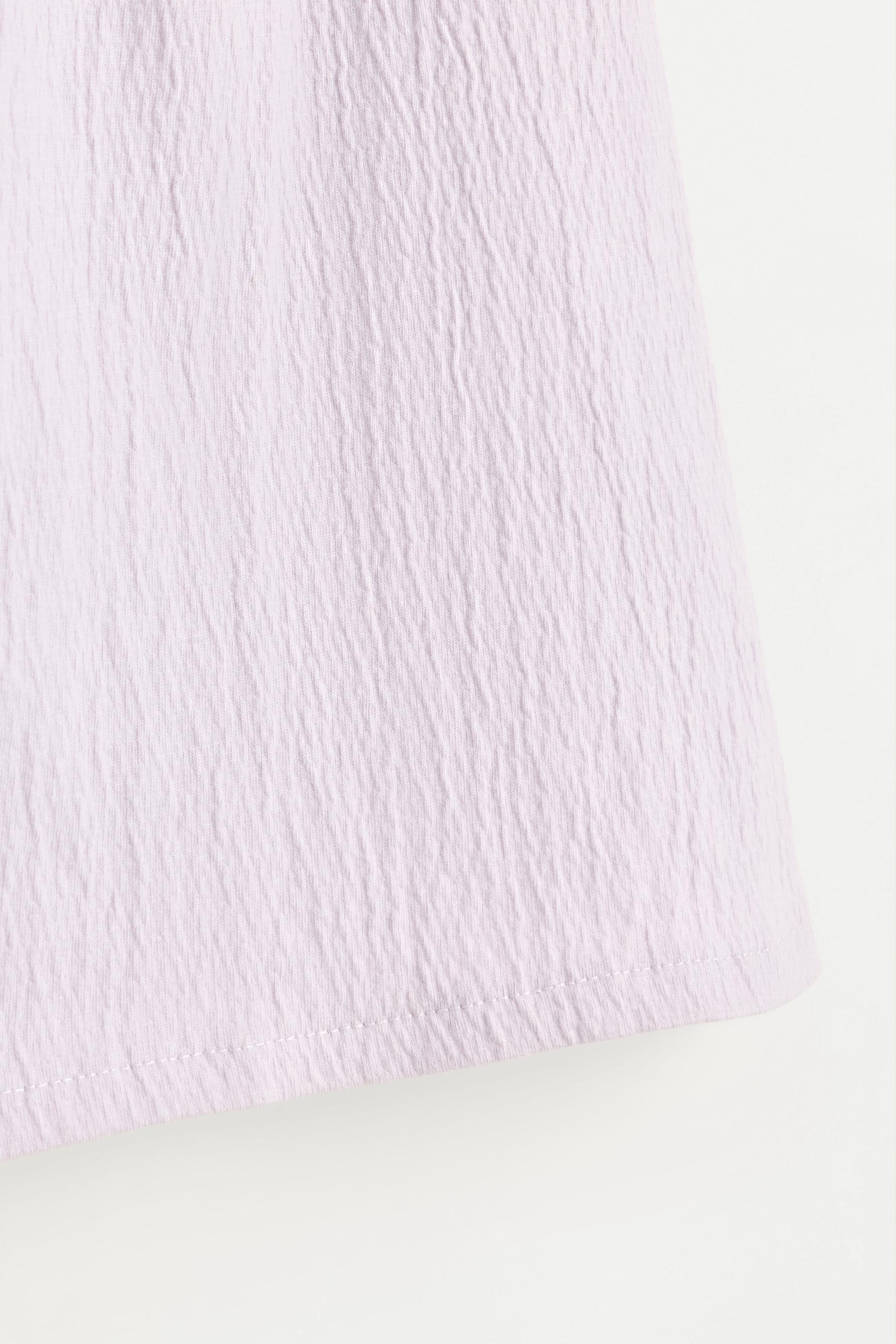 Ruffled dress — PASTEL MAUVE