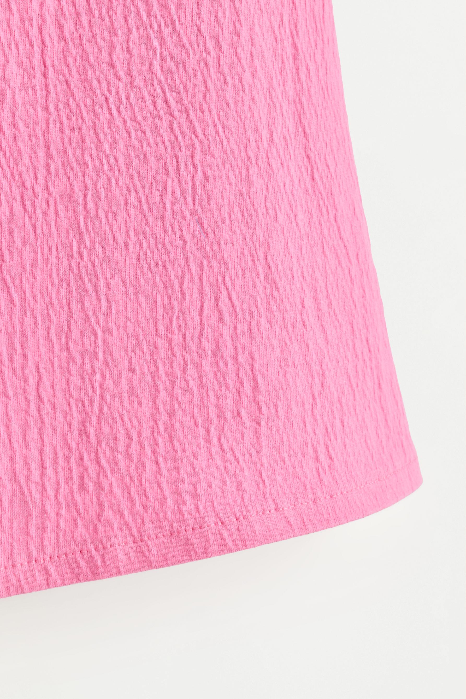 Ruffled dress — FUCHSIA