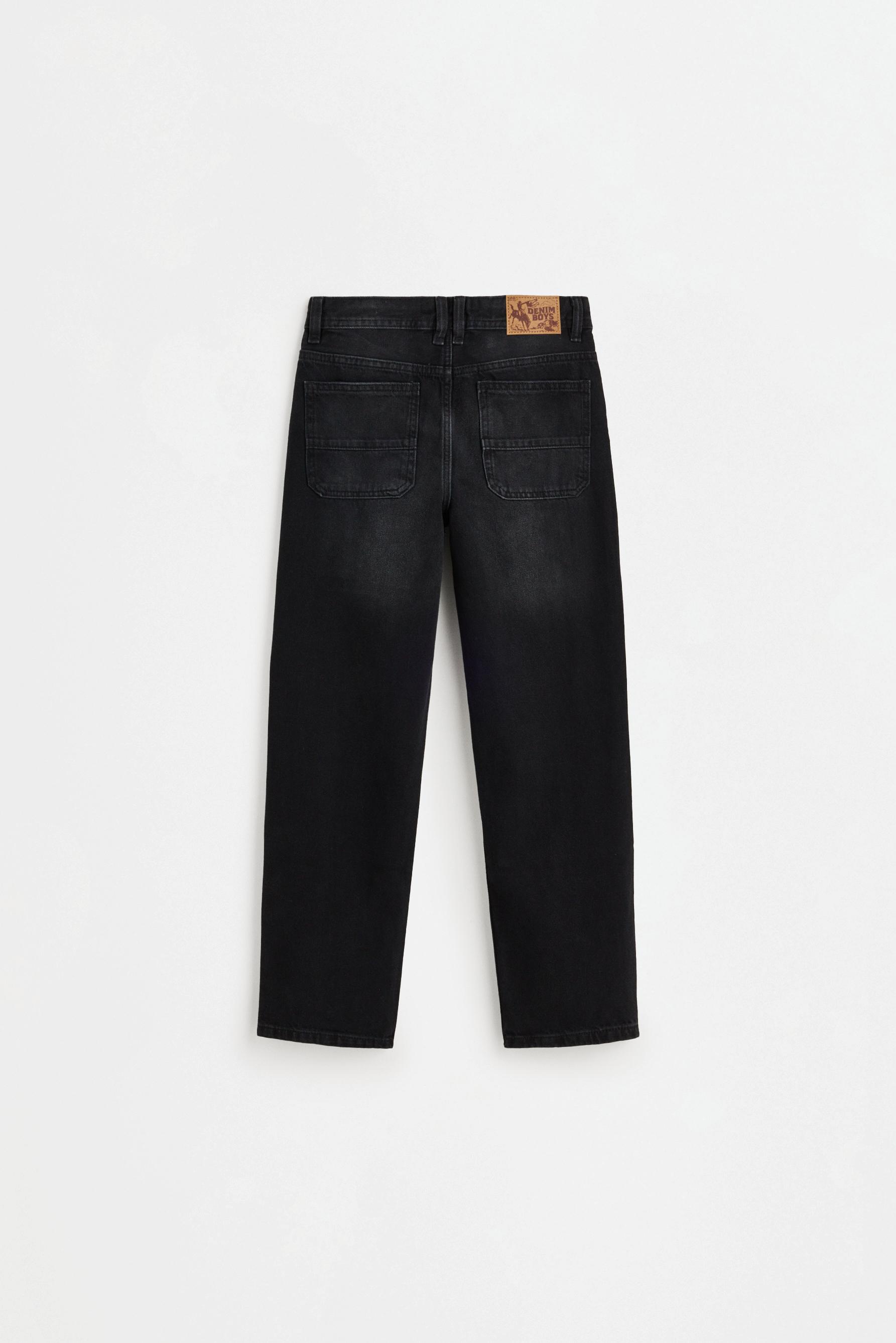 Relaxed fit jeans — BLACK