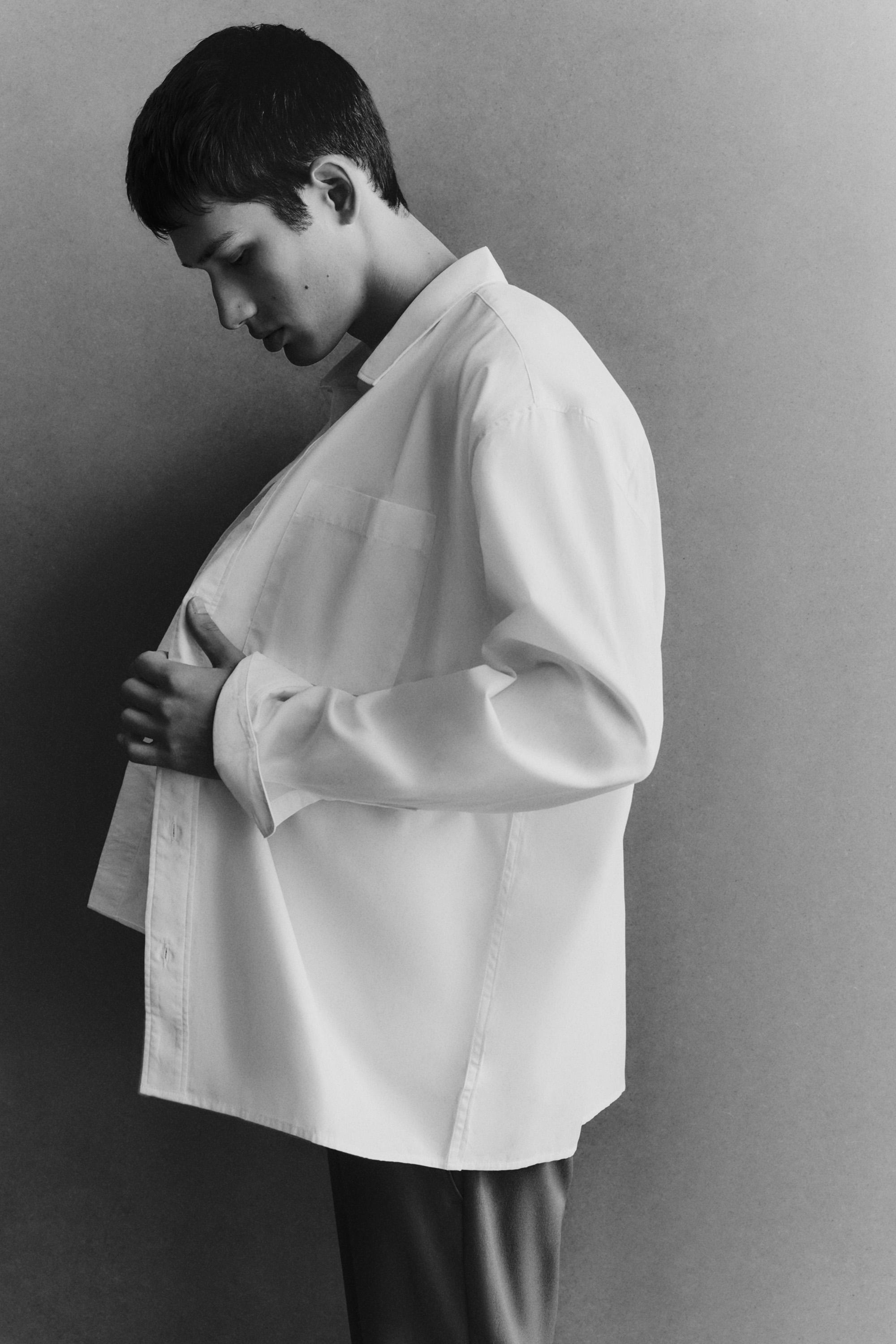 Oxford shirt — WHITE